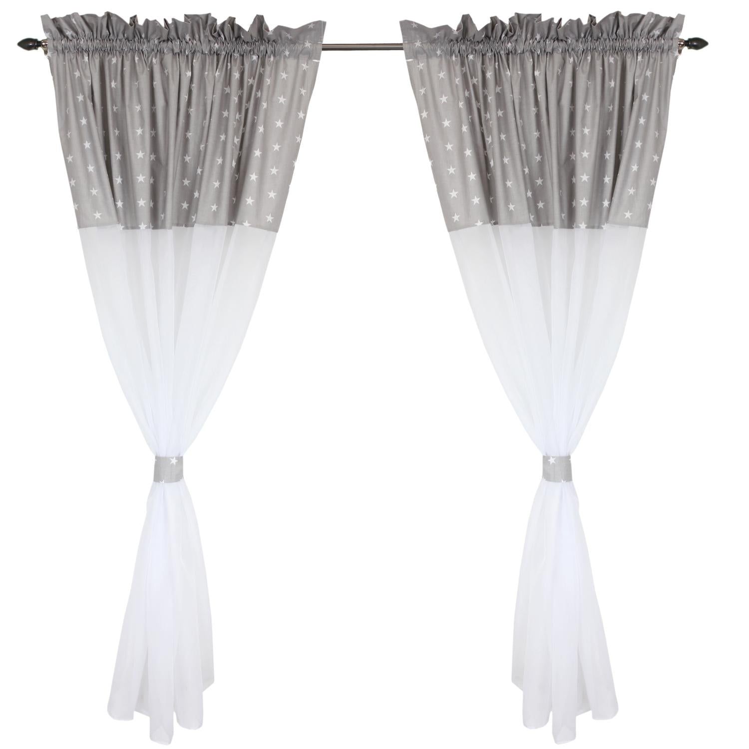 Kinderzimmer Voile/ Vorhänge/ Gardinen mit Tunnelzug Set