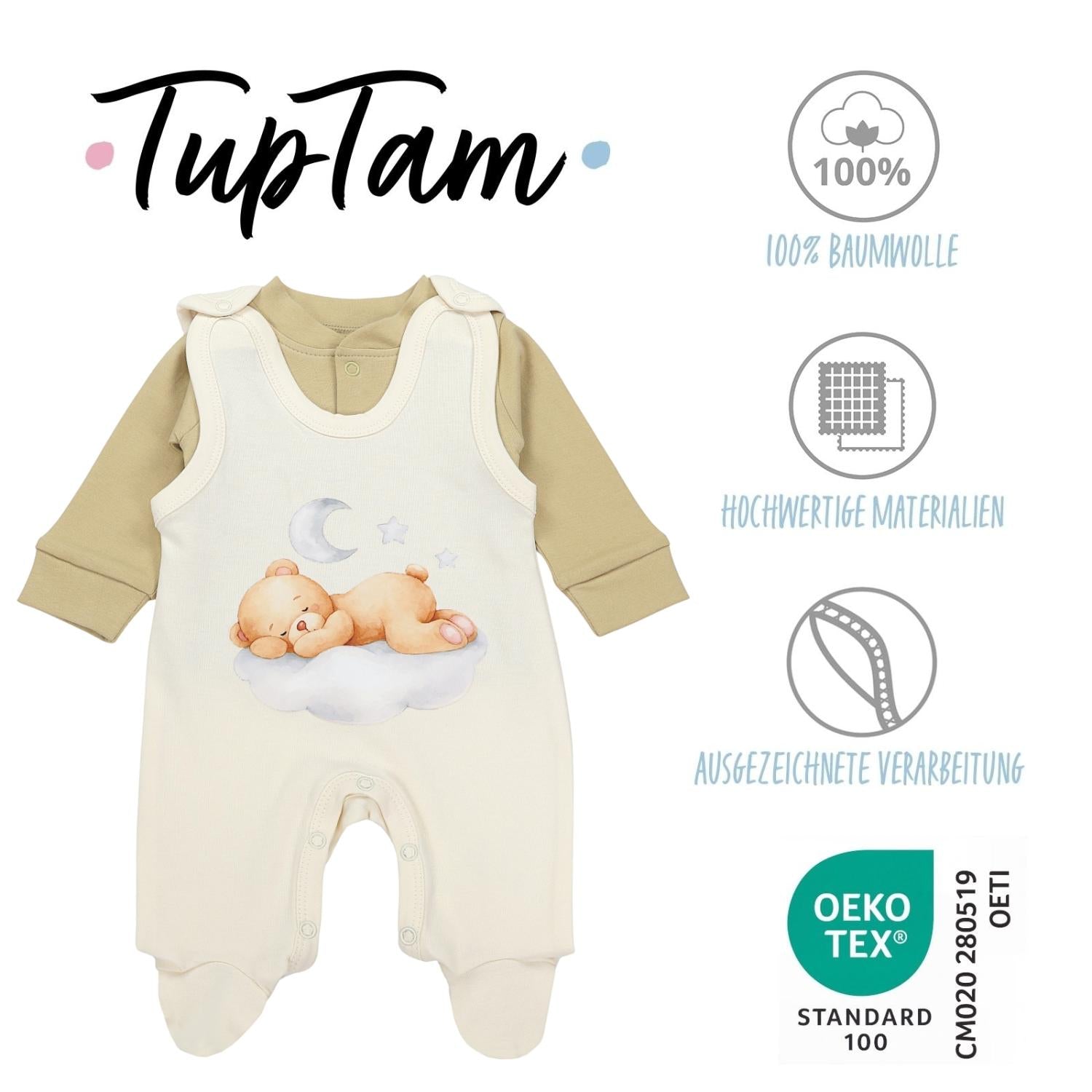Strampler mit Langarmshirt- Set