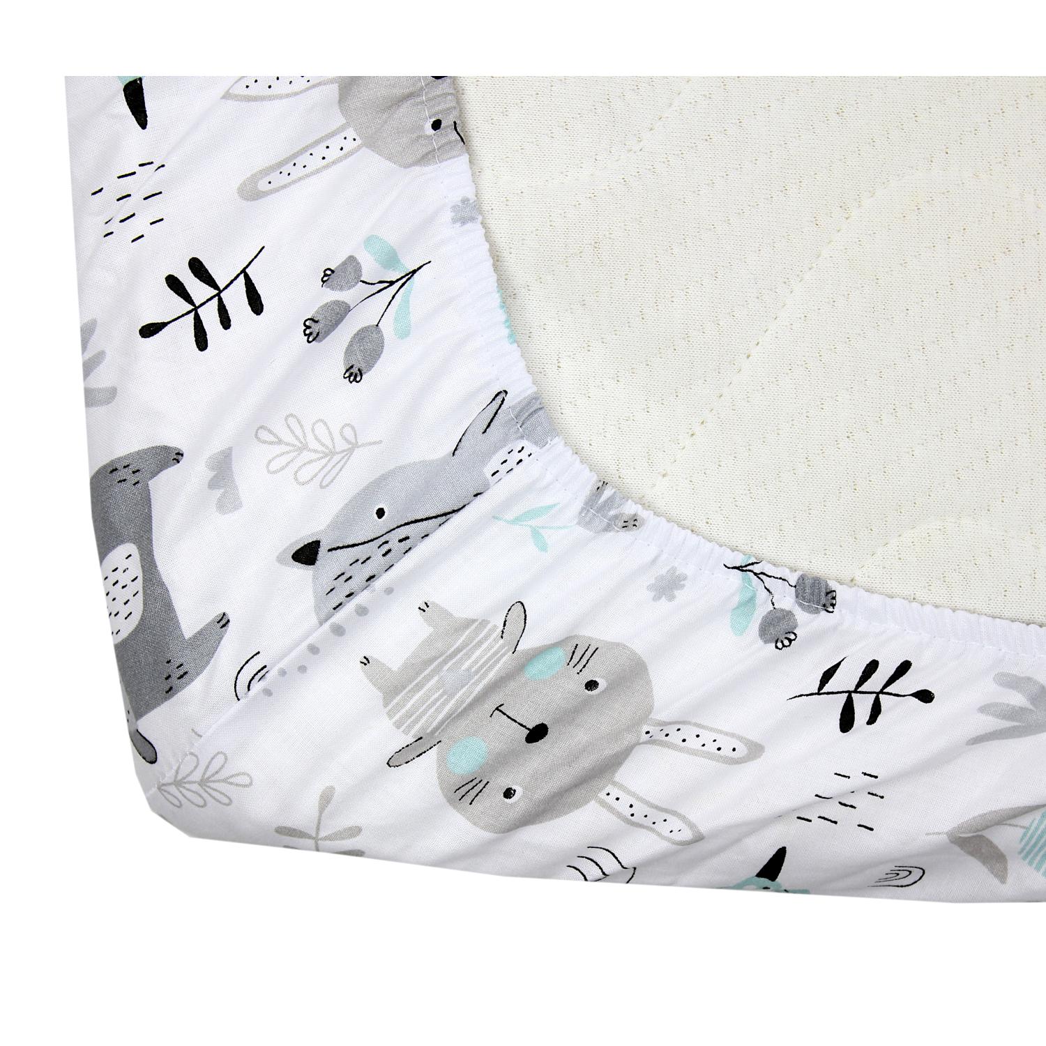 Baby/ Kinder Spannbettlaken Gemustert