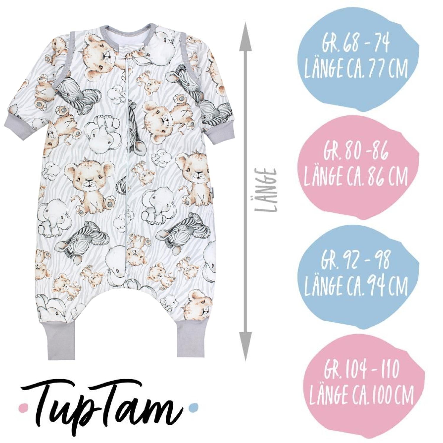 Schlafsack mit Beinen und Ärmeln, Winterschlafsack 2,5 TOG