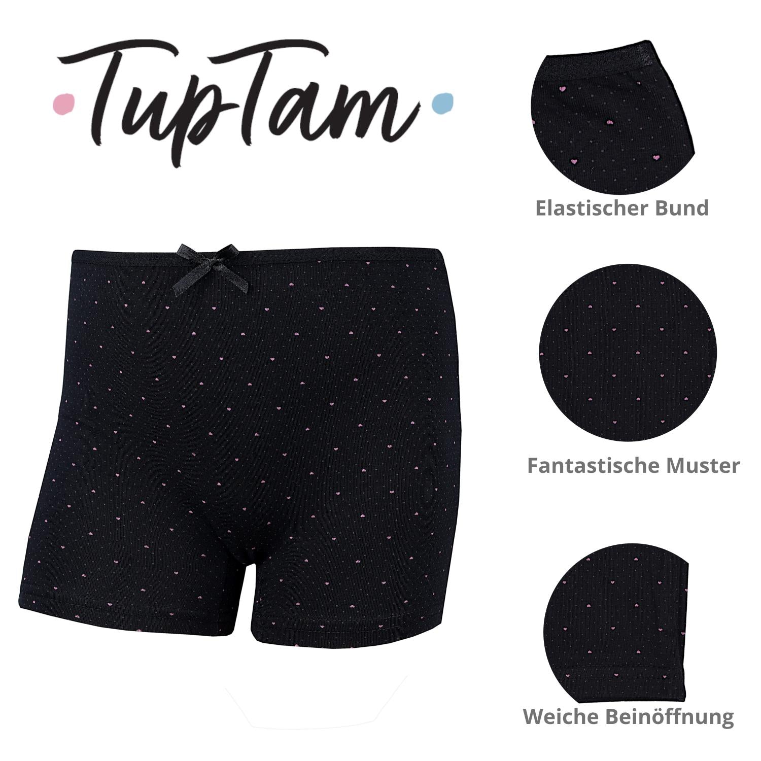 Mädchen Boxershorts aus Baumwolle – 10er Pack