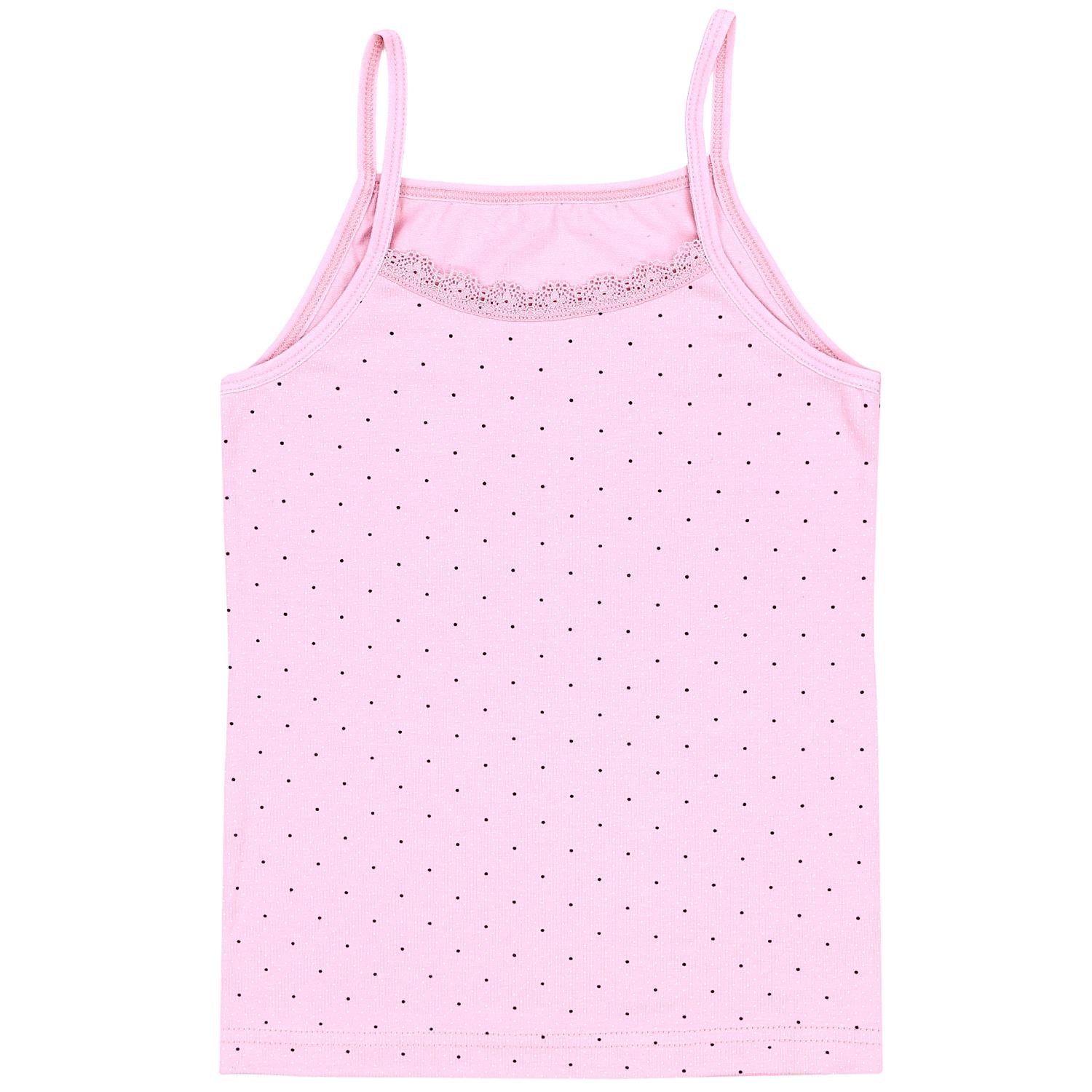 Mädchen Unterhemd Spaghettiträger - 5er Set