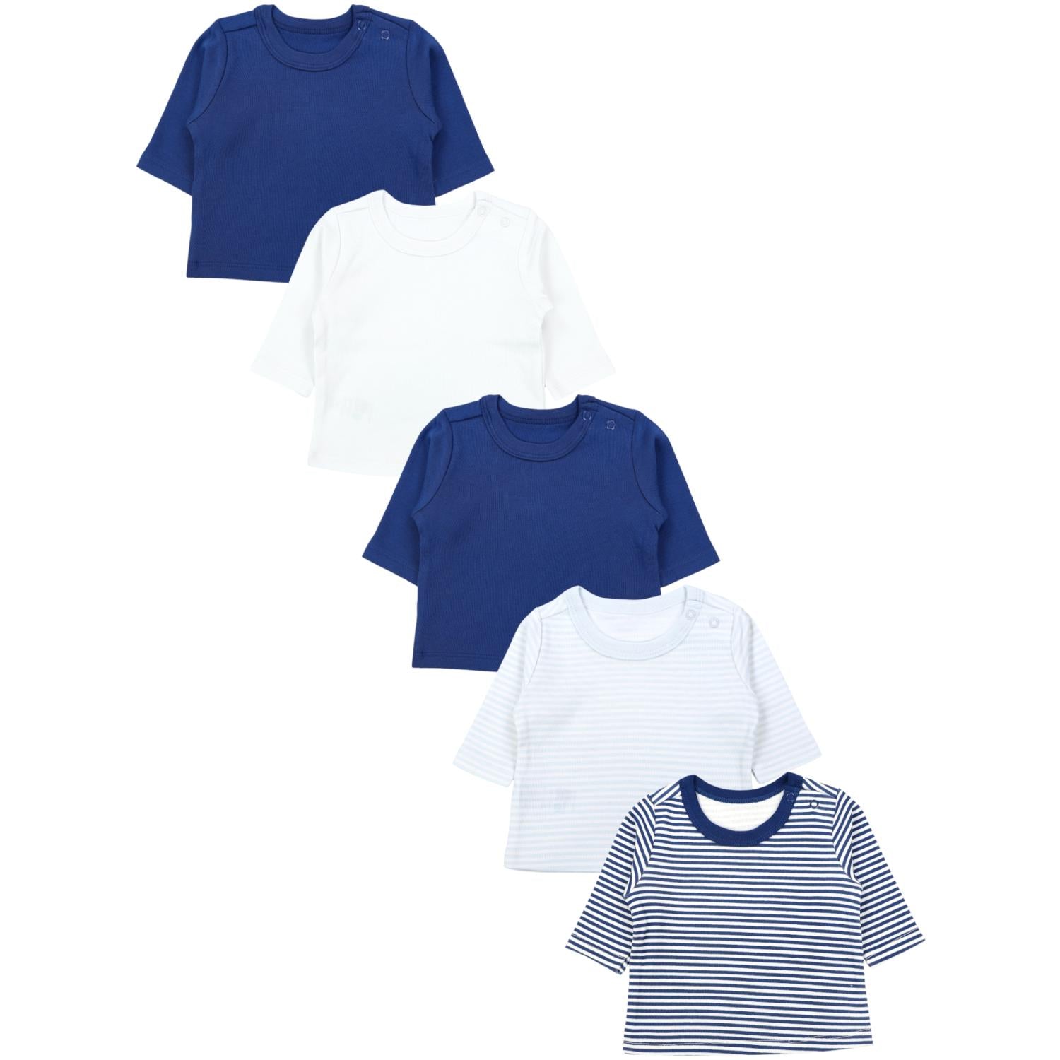 Langarmshirt - 5er Set