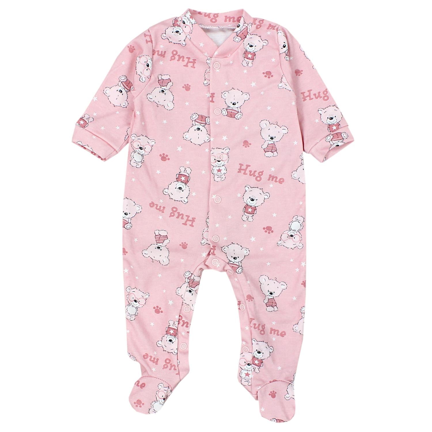 Schlafstrampler mit Fuß - 3er Set