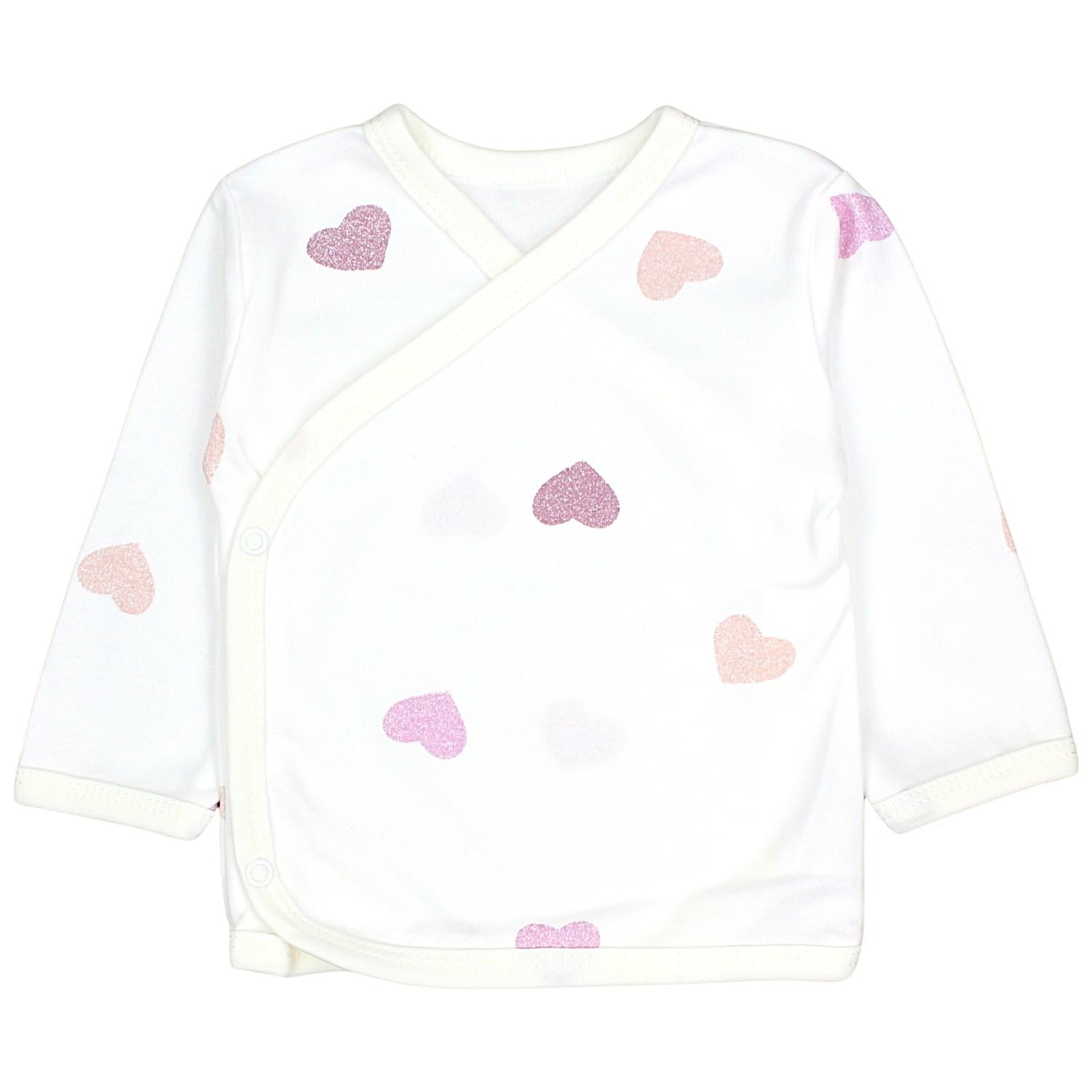 Baby Wickelshirt Langarm - 5er Set