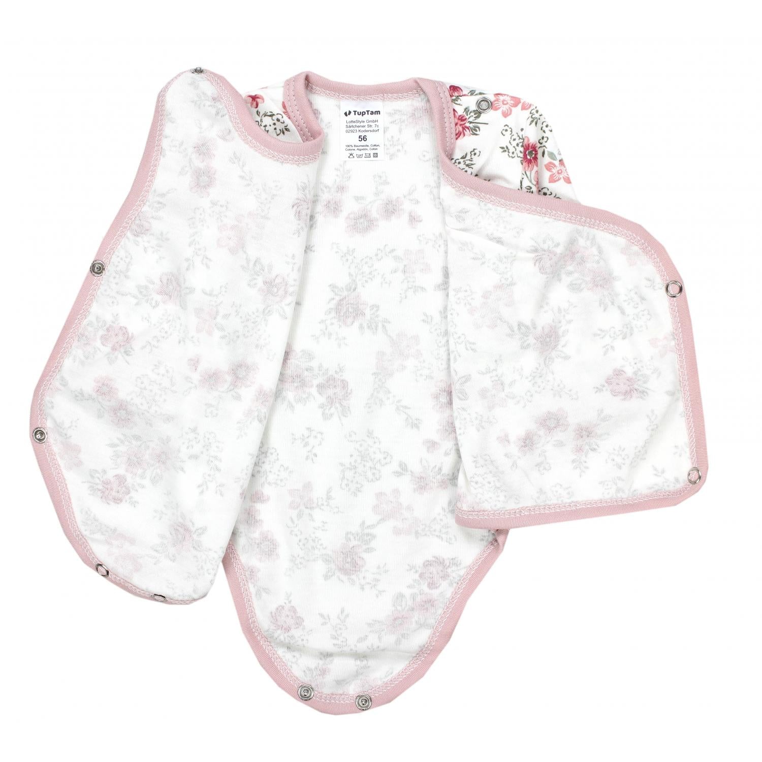 Baby Wickelbody Langarm - 5er Set