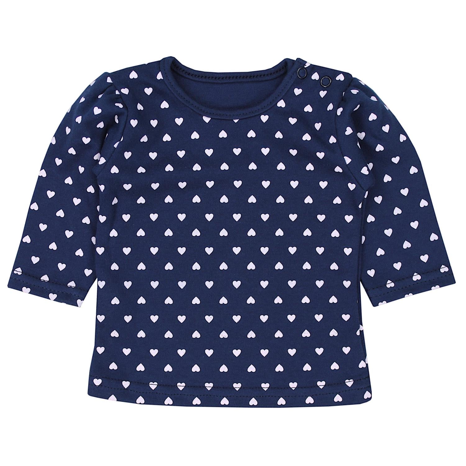 Baby Langarmshirt mit Aufdruck - 3er Set
