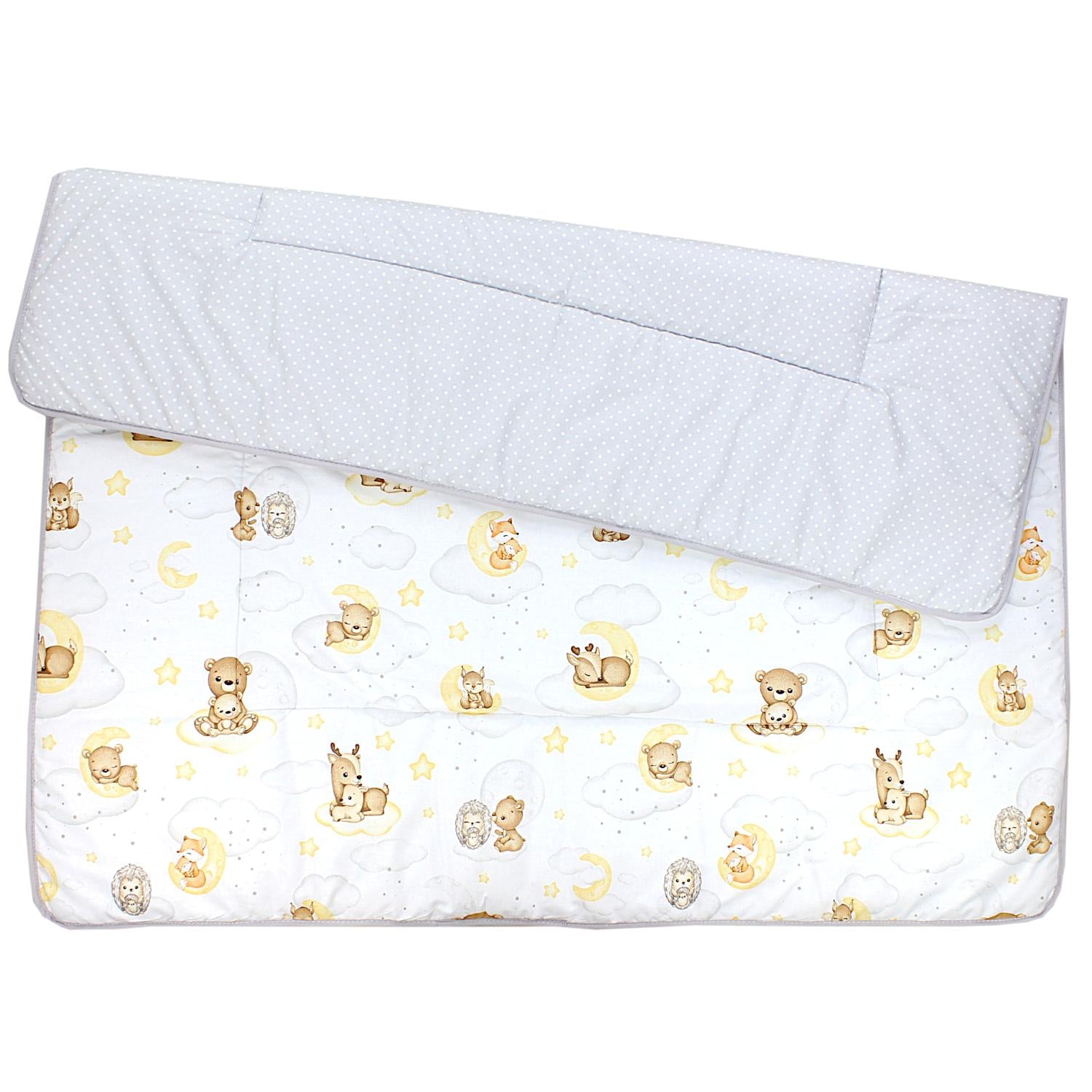 Gepolsterte XXL Krabbeldecke 120 x 120 cm