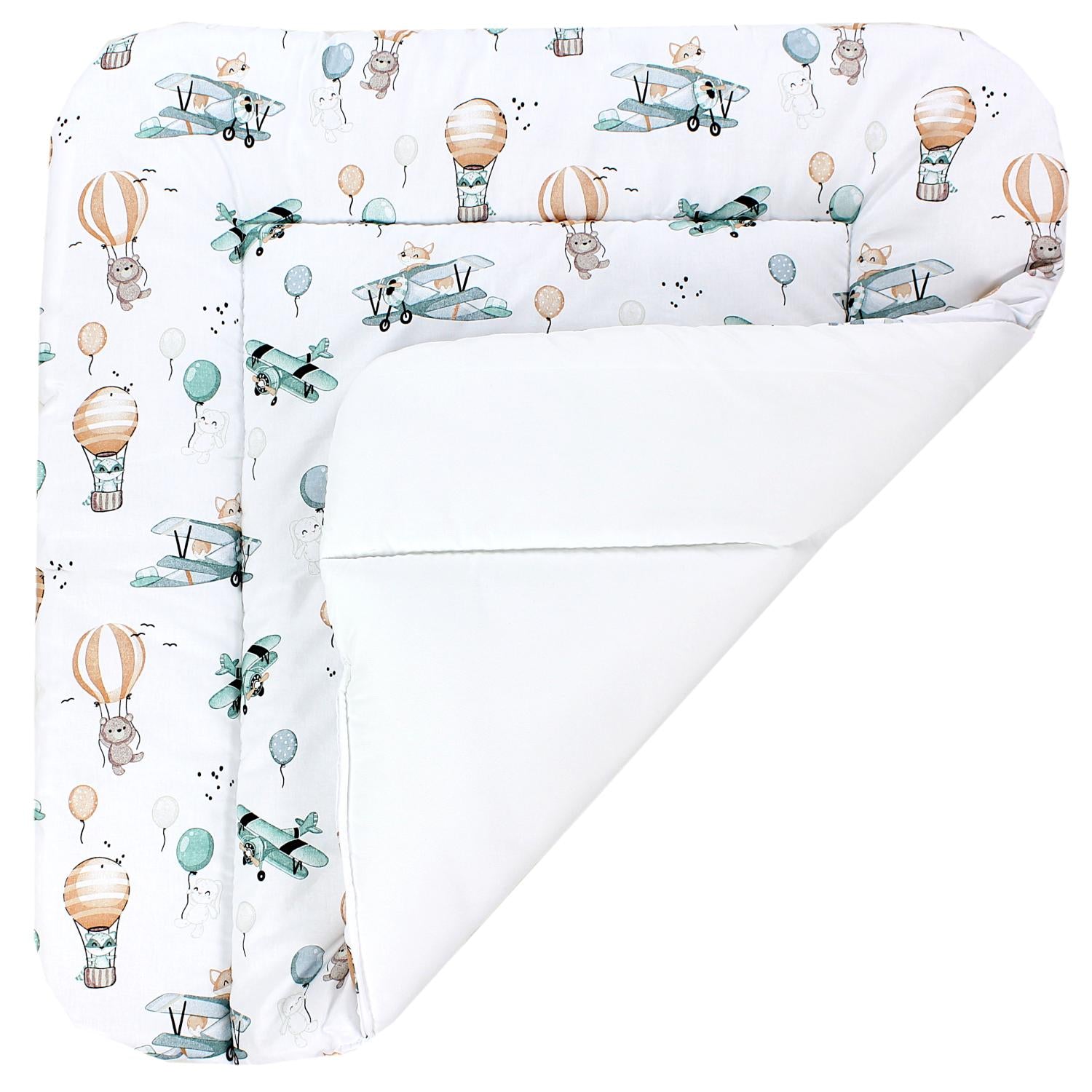 Baby Wickeltischauflage mit Baumwollbezug