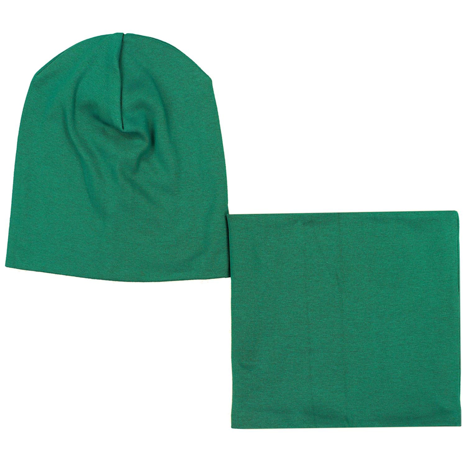 Kinder Beanie Mütze Schlauchschal Set