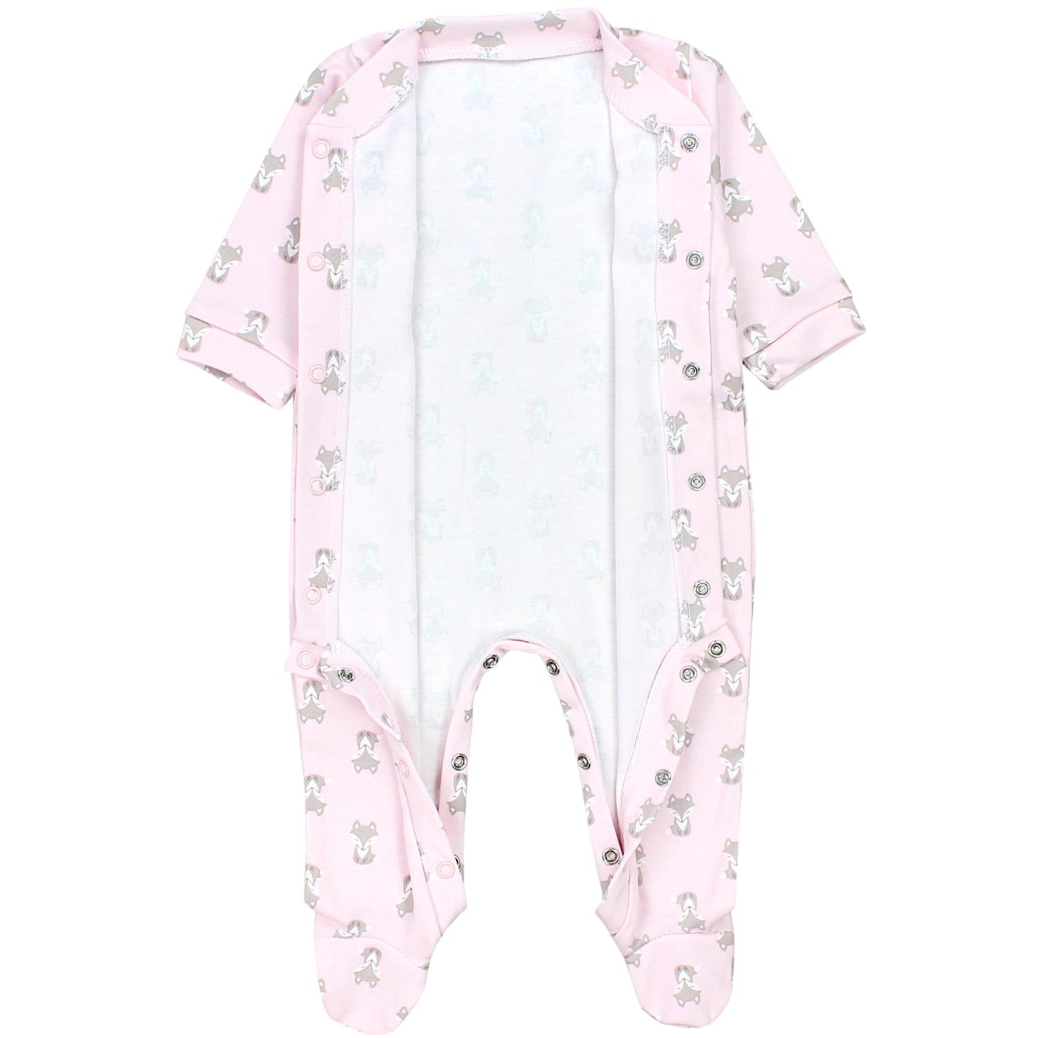 Schlafstrampler mit Fuß - 3er Set