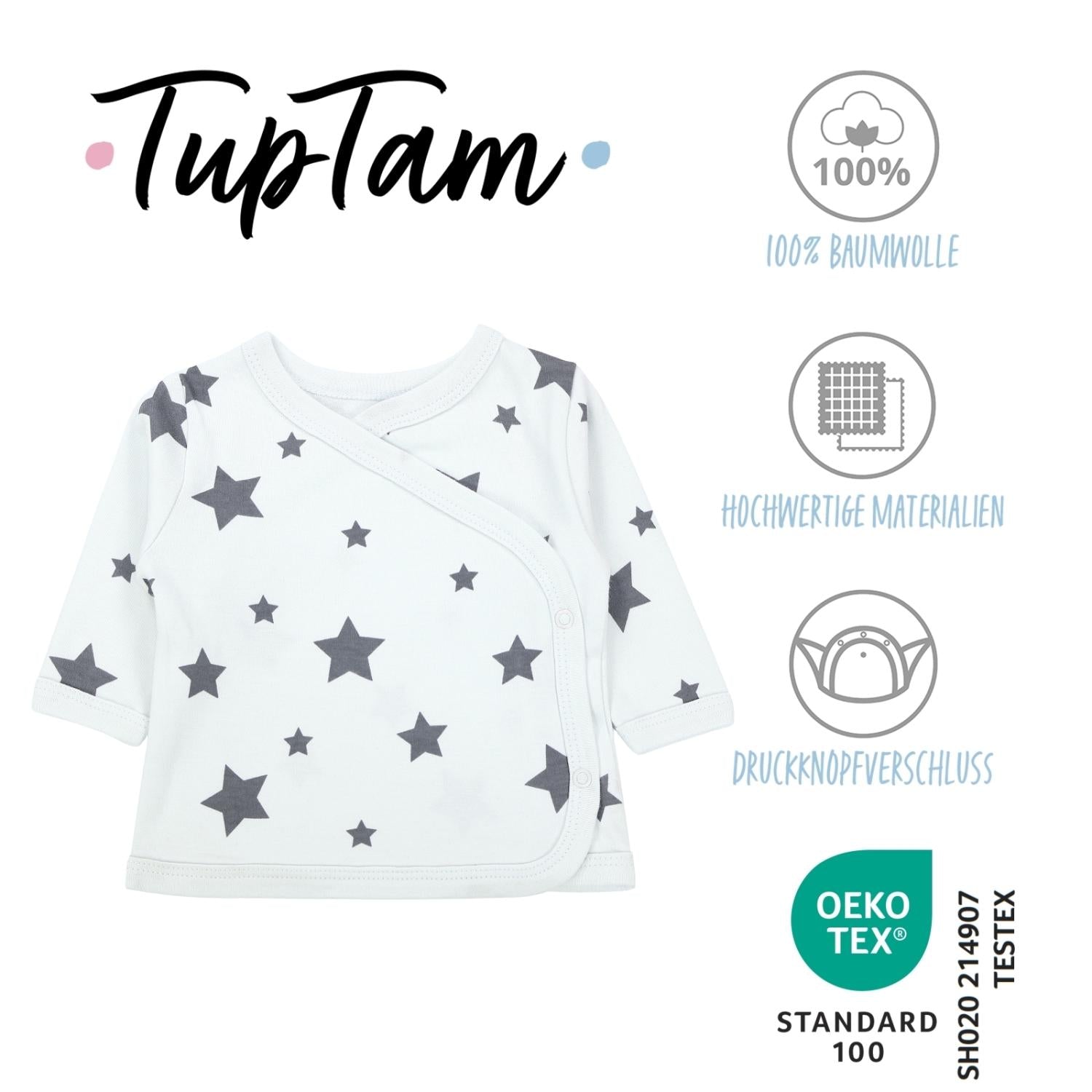 Langarm Wickelshirt- 5er Set