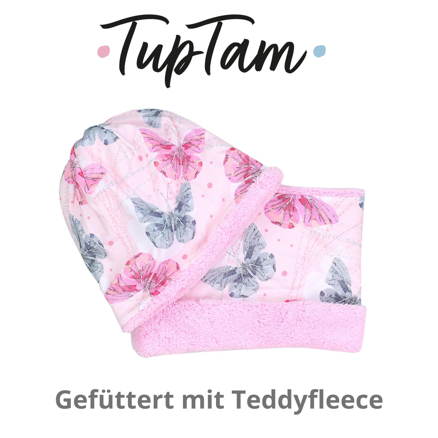Madchen Beanie Mütze Schlauchschal Set