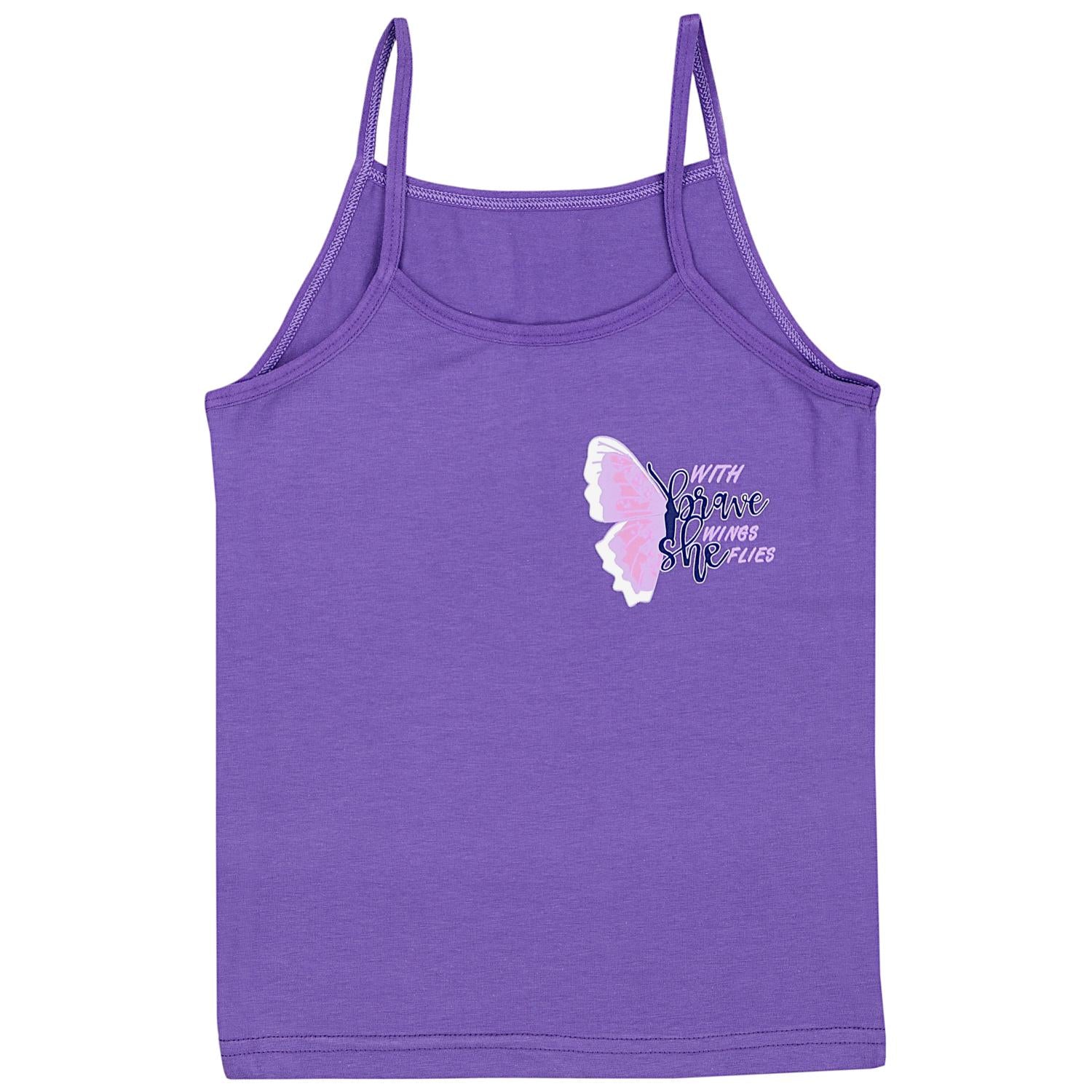 Mädchen Unterhemd Spaghettiträger - 5er Set