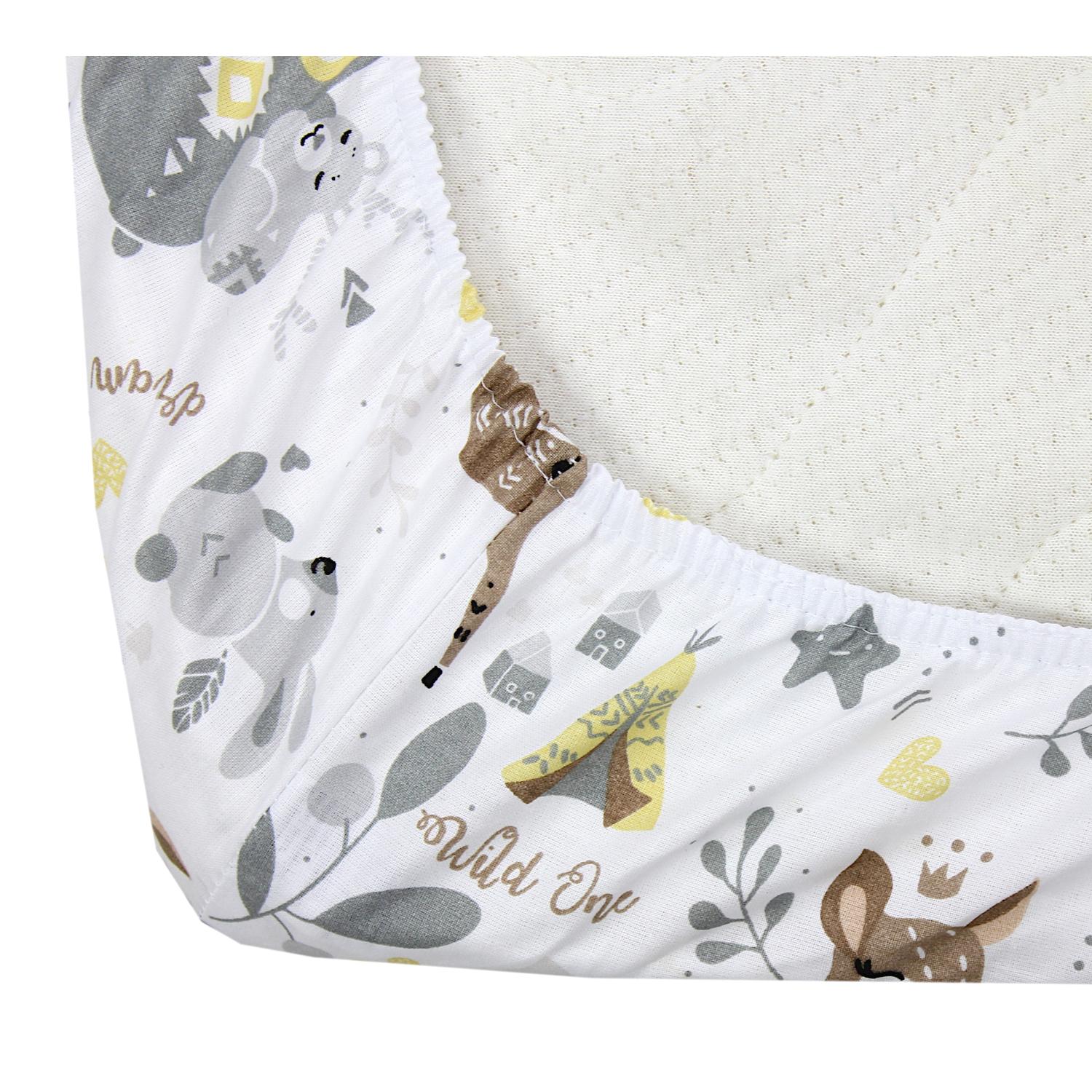 Baby/ Kinder Spannbettlaken Gemustert