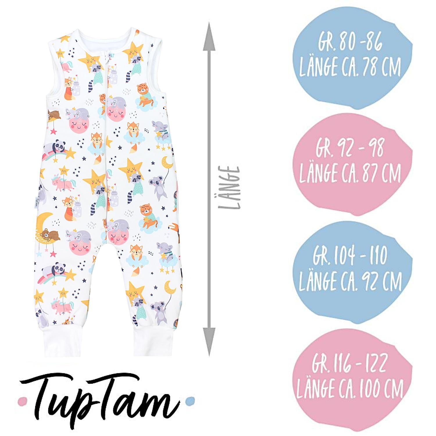 Schlafsack mit Füßen 2.5 TOG