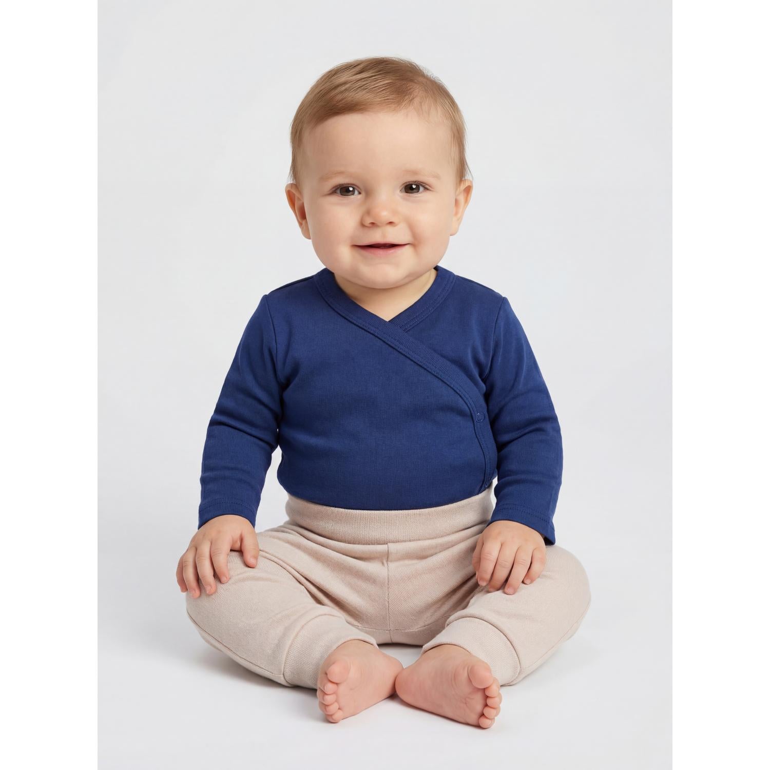 Langarm Wickelshirt - 5er Set