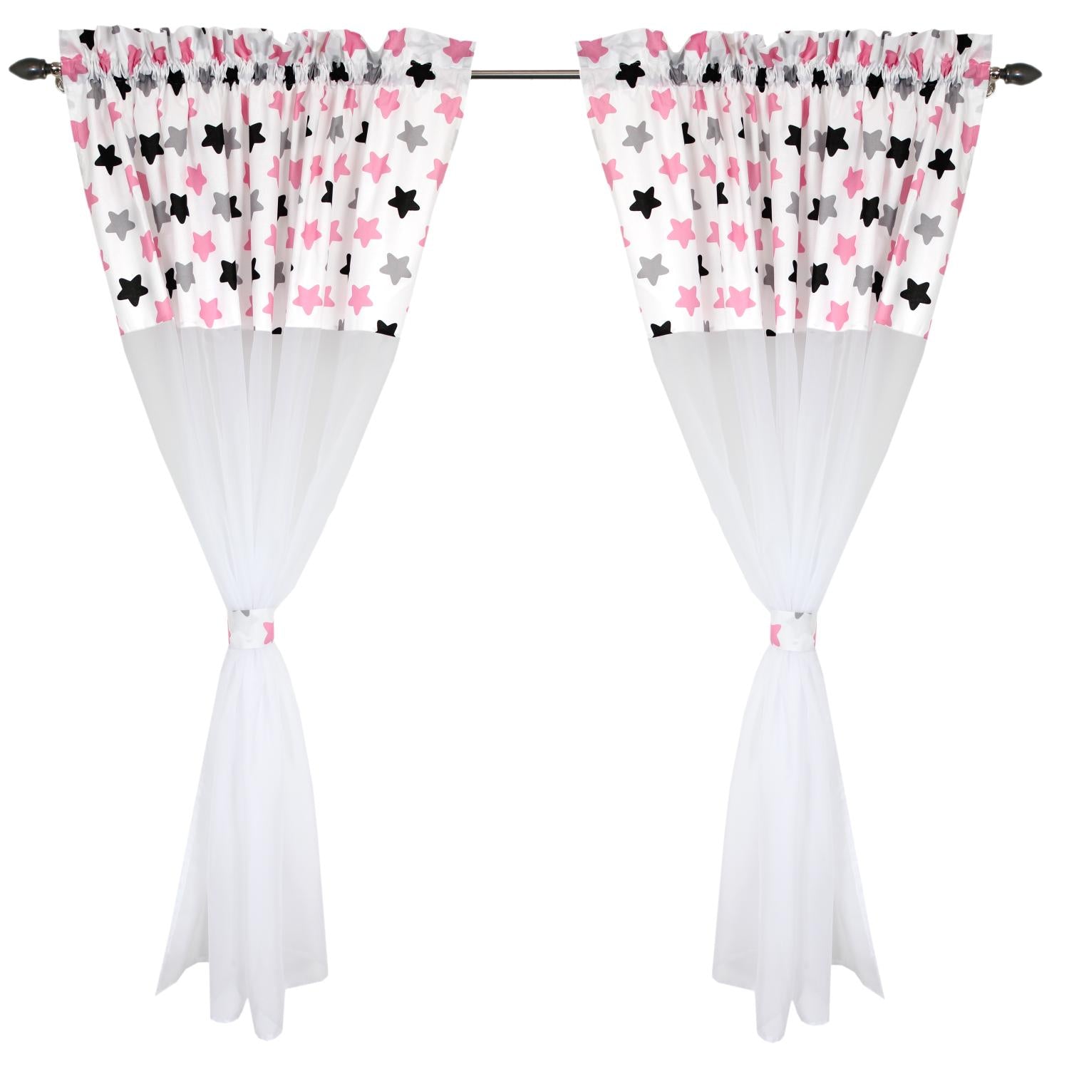 Kinderzimmer Voile/ Vorhänge/ Gardinen mit Tunnelzug Set