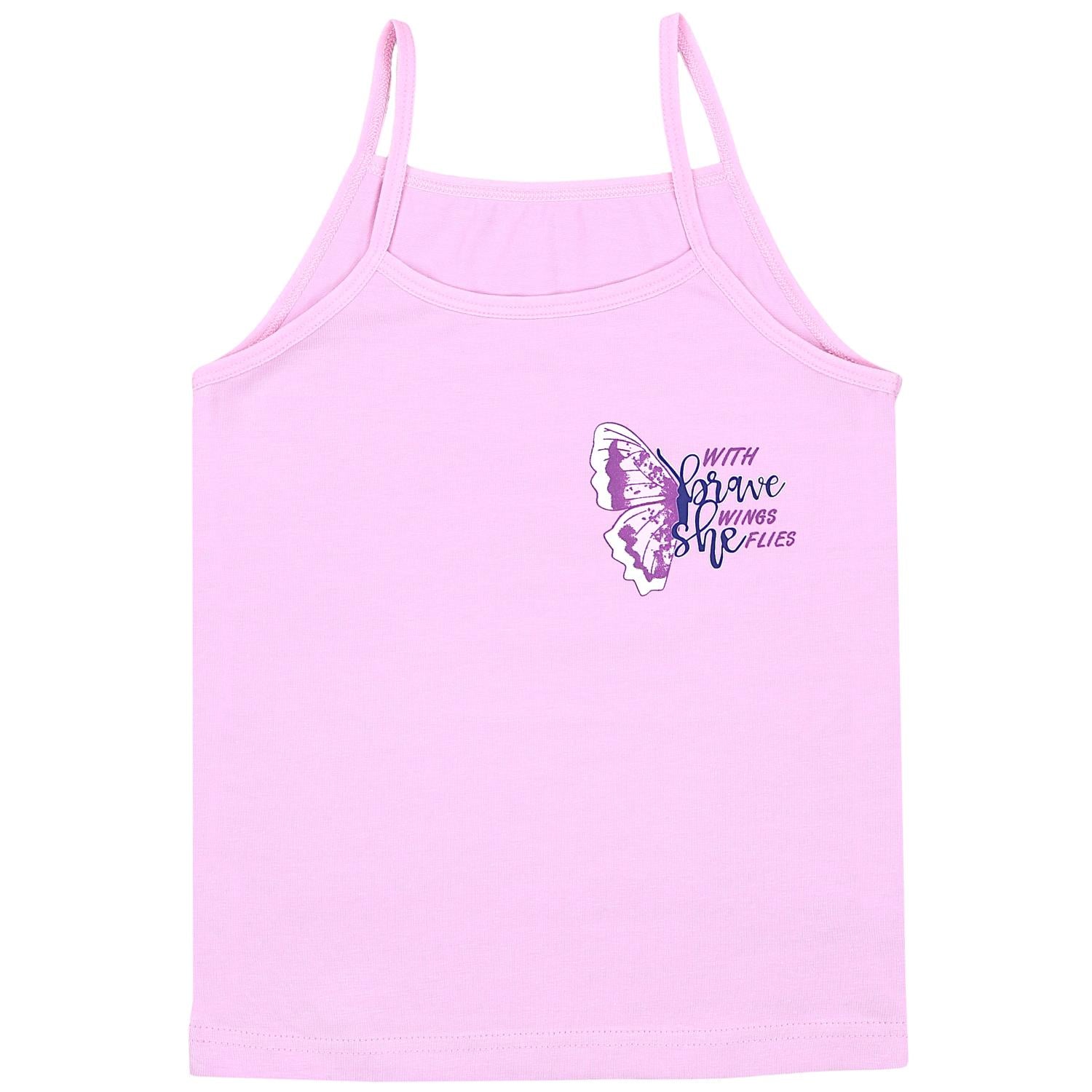 Mädchen Unterhemd Spaghettiträger - 5er Set