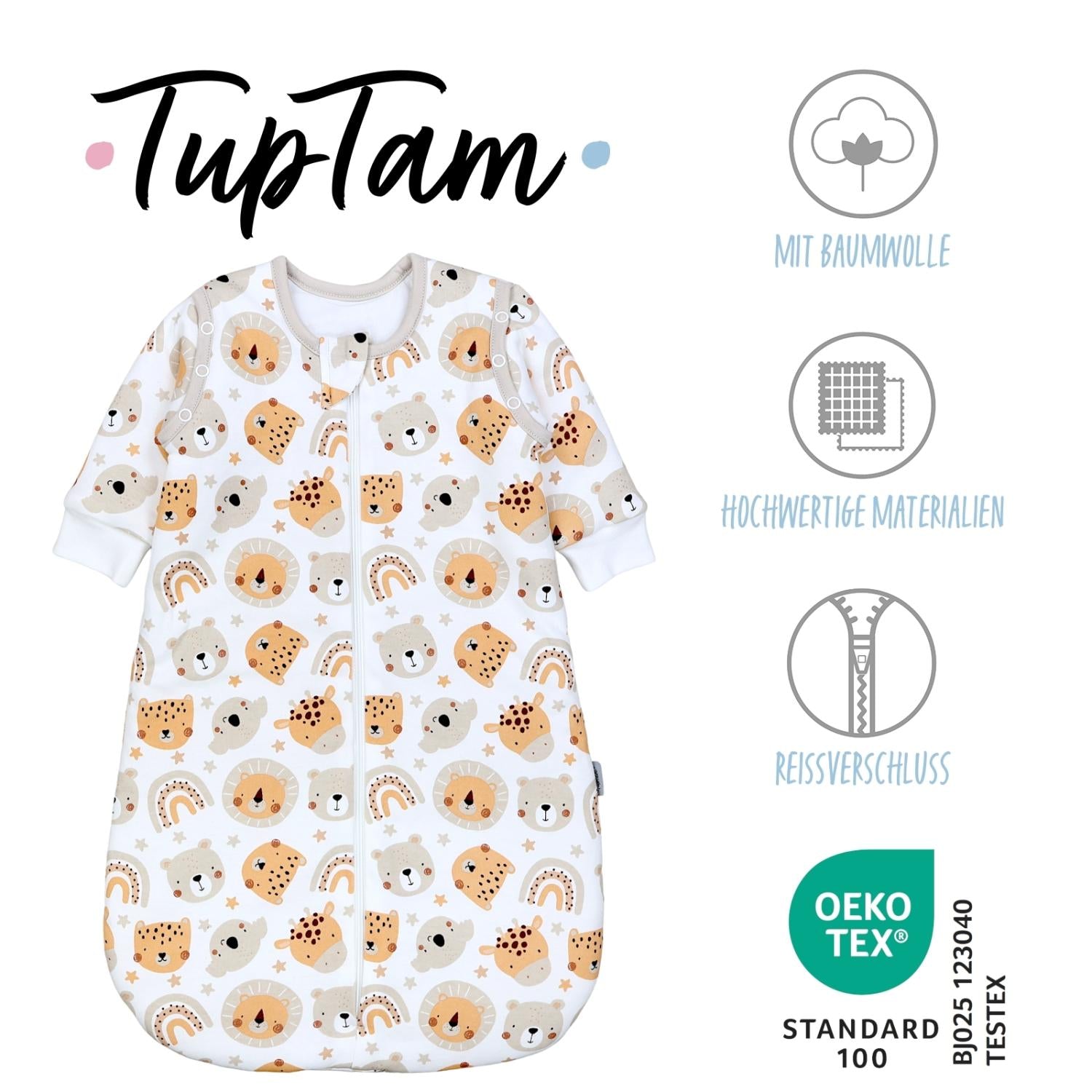 Schlafsack mit abnehmbaren Ärmeln 2.5 TOG