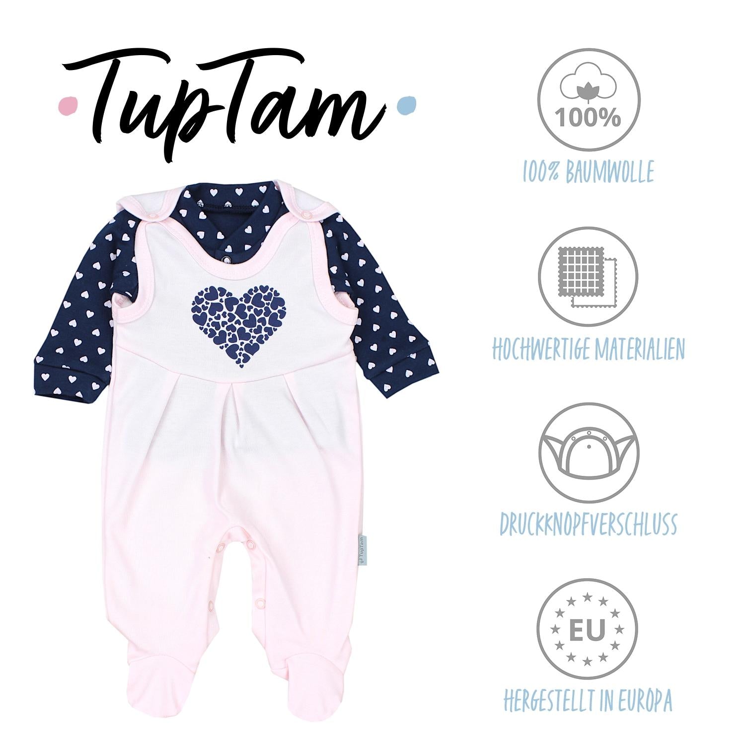 Strampler mit Langarmshirt- Set