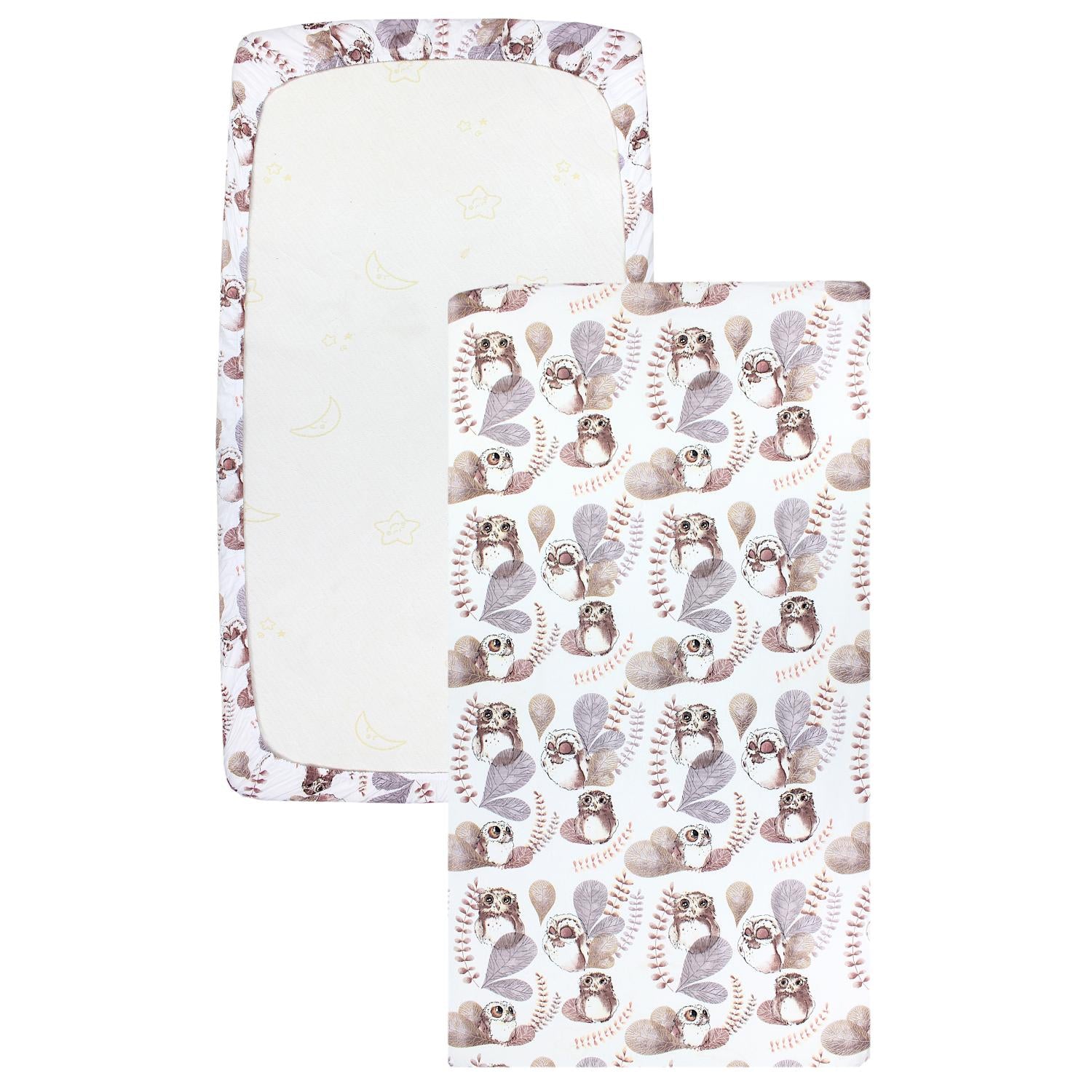 Baby/ Kinder Spannbettlaken Gemustert