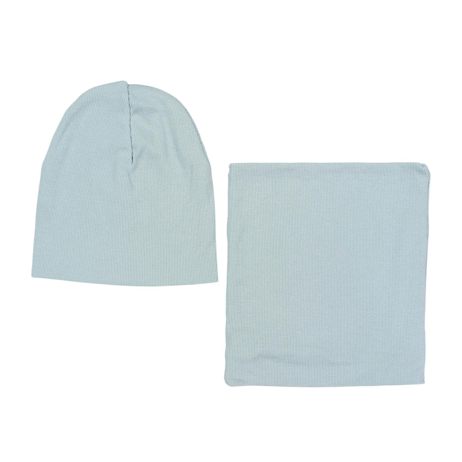 Kinder Beanie Mütze Schlauchschal Set