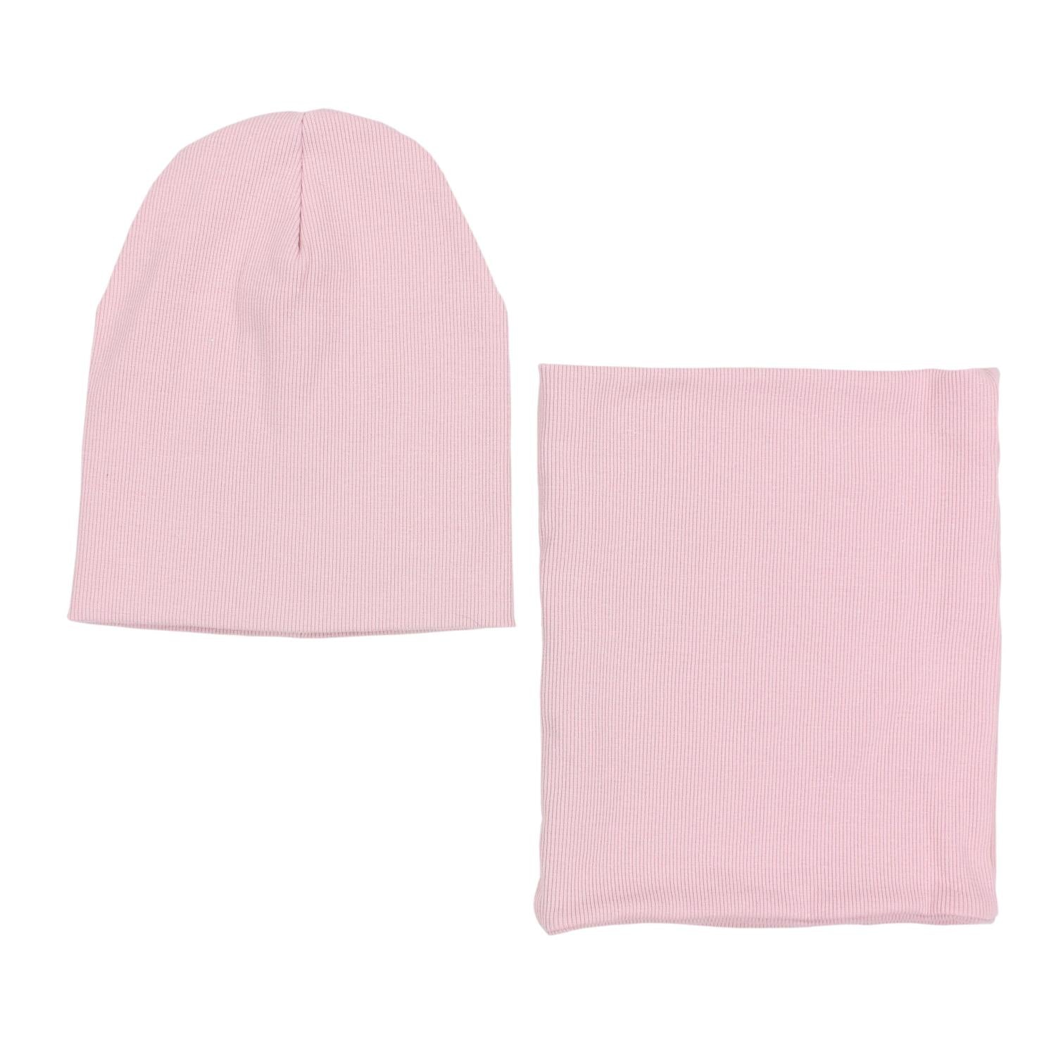Kinder Beanie Mütze Schlauchschal Set