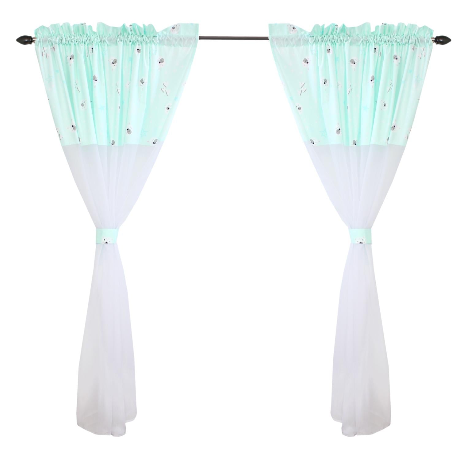 Kinderzimmer Voile/ Vorhänge/ Gardinen mit Tunnelzug Set