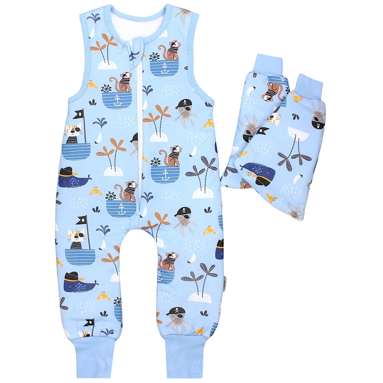 Winterschlafsack mit Beinen und Ärmeln