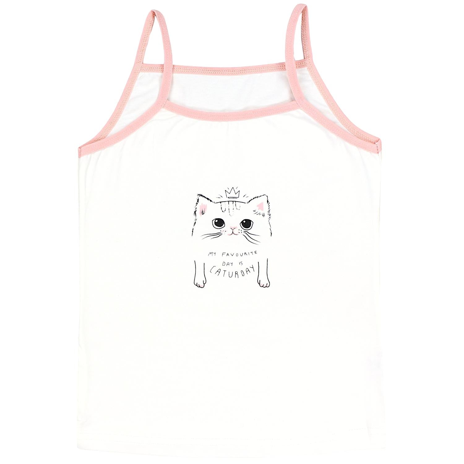 Mädchen Unterhemd Spaghettiträger - 5er Set