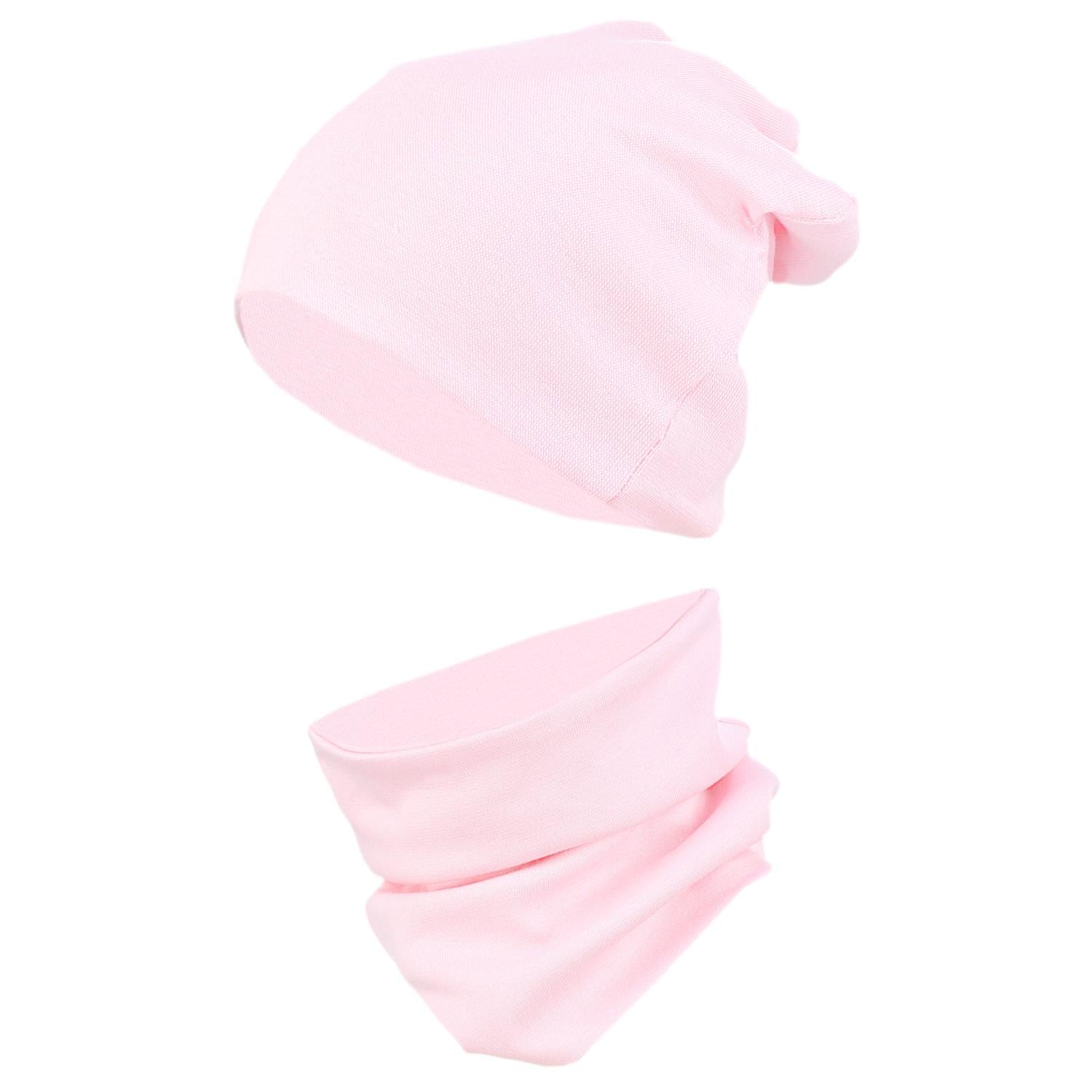 Kinder Beanie Mütze Schlauchschal Set