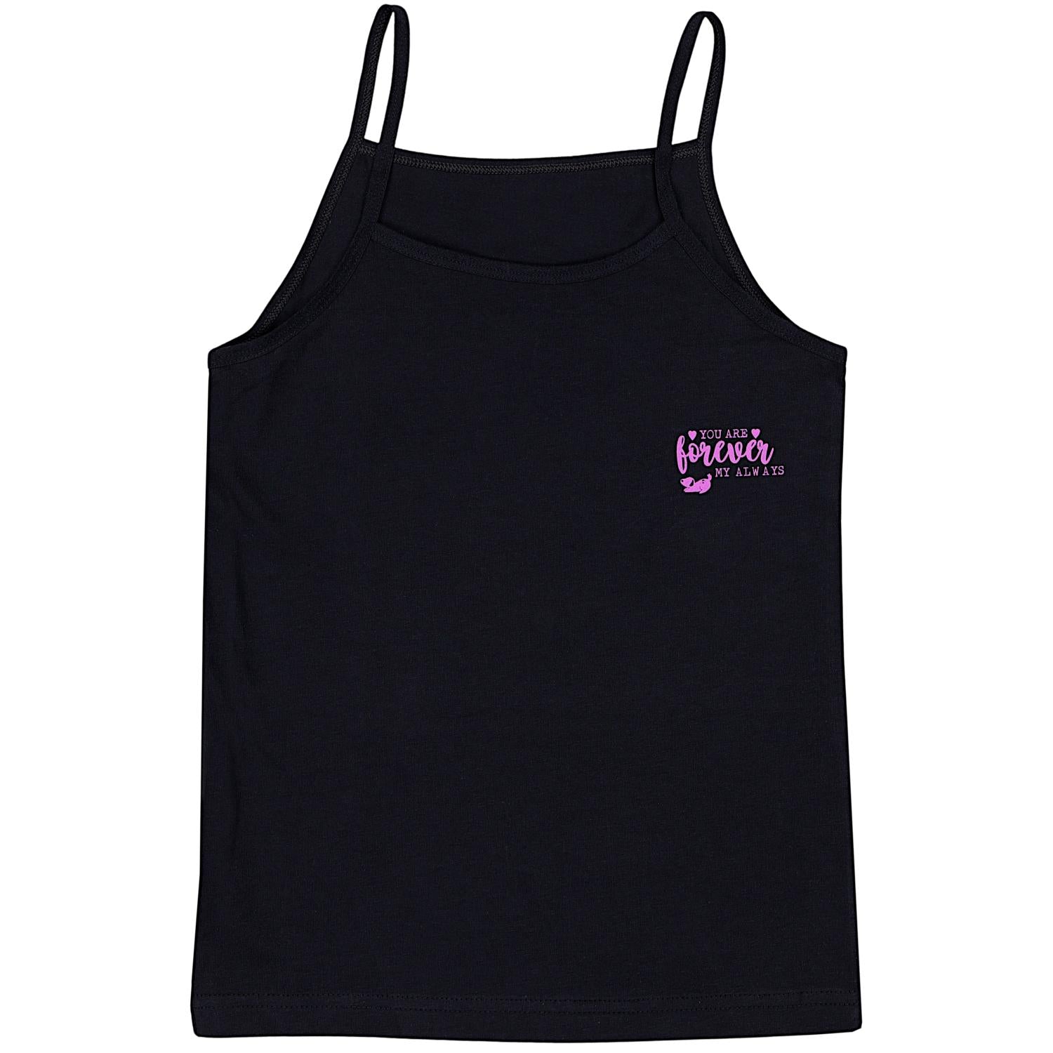 Mädchen Unterhemd Spaghettiträger - 5er Set