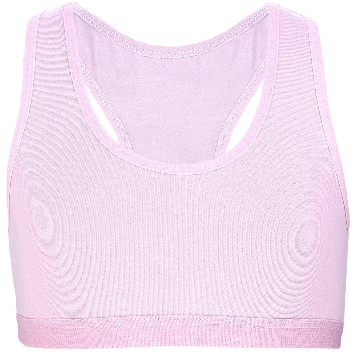 Mädchen Bustier mit breiten Trägern & Racerback (5er Pack)