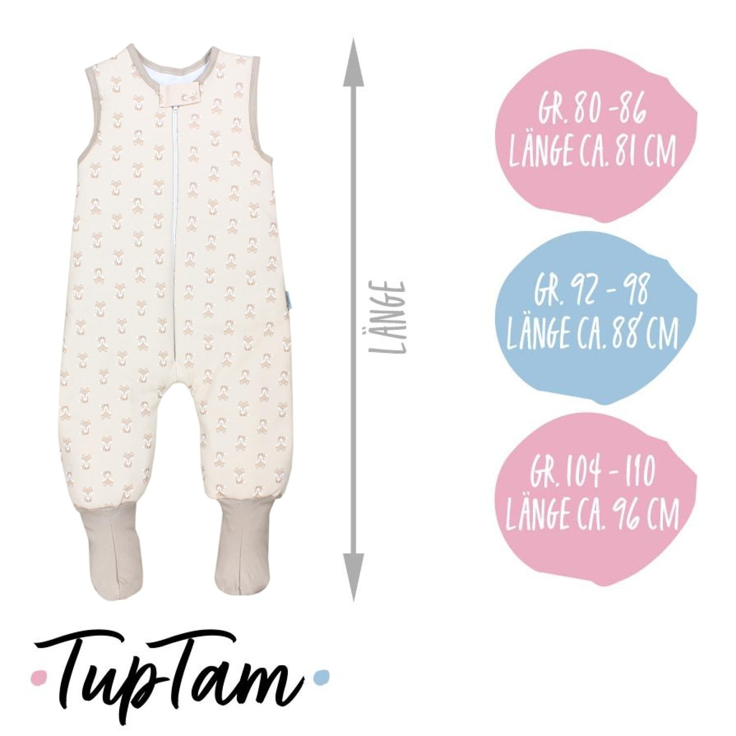 Schlafsack mit Füßen 2.5 TOG