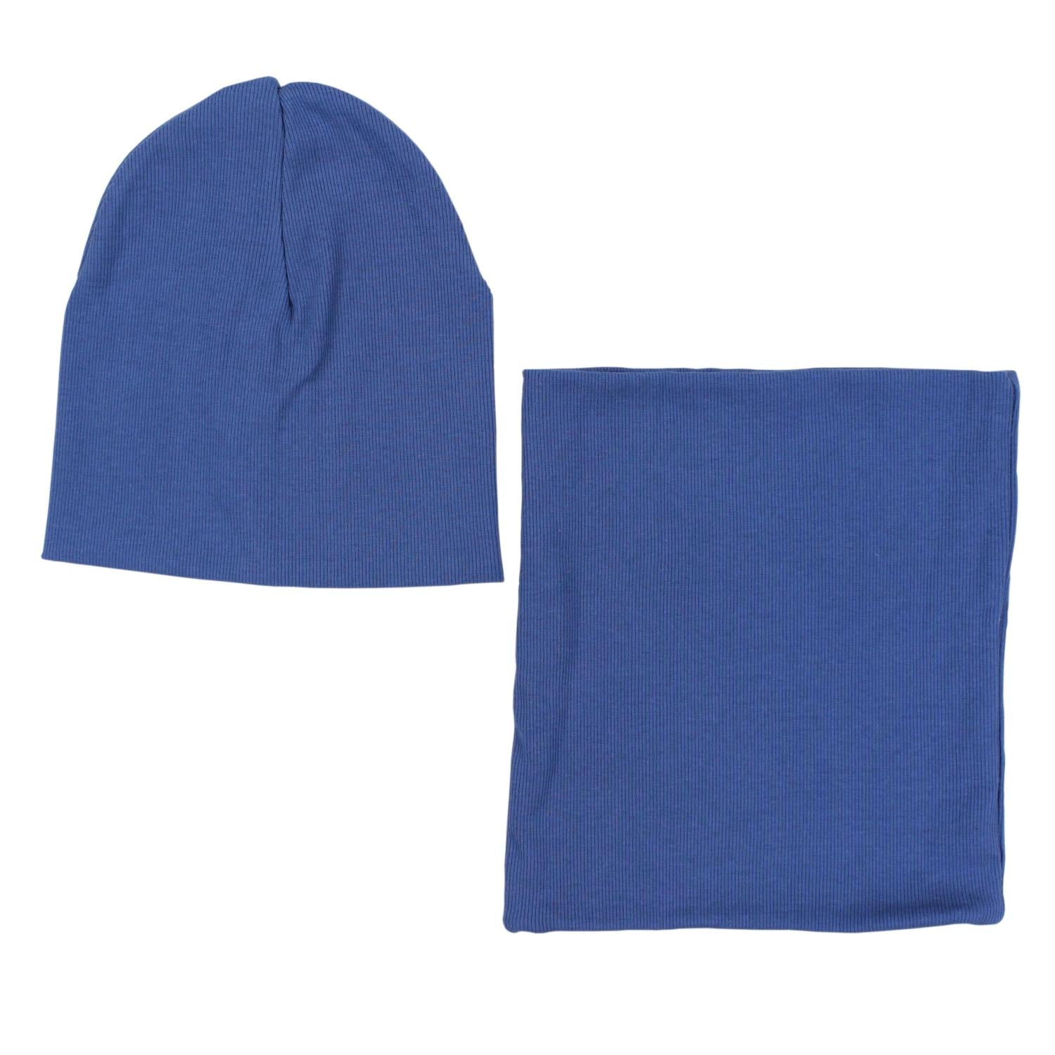 Kinder Beanie Mütze Schlauchschal Set