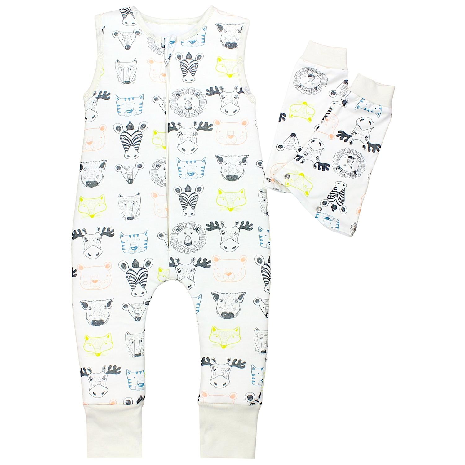 Bio-Schlafsack mit Beinen und Armen 2.5 TOG