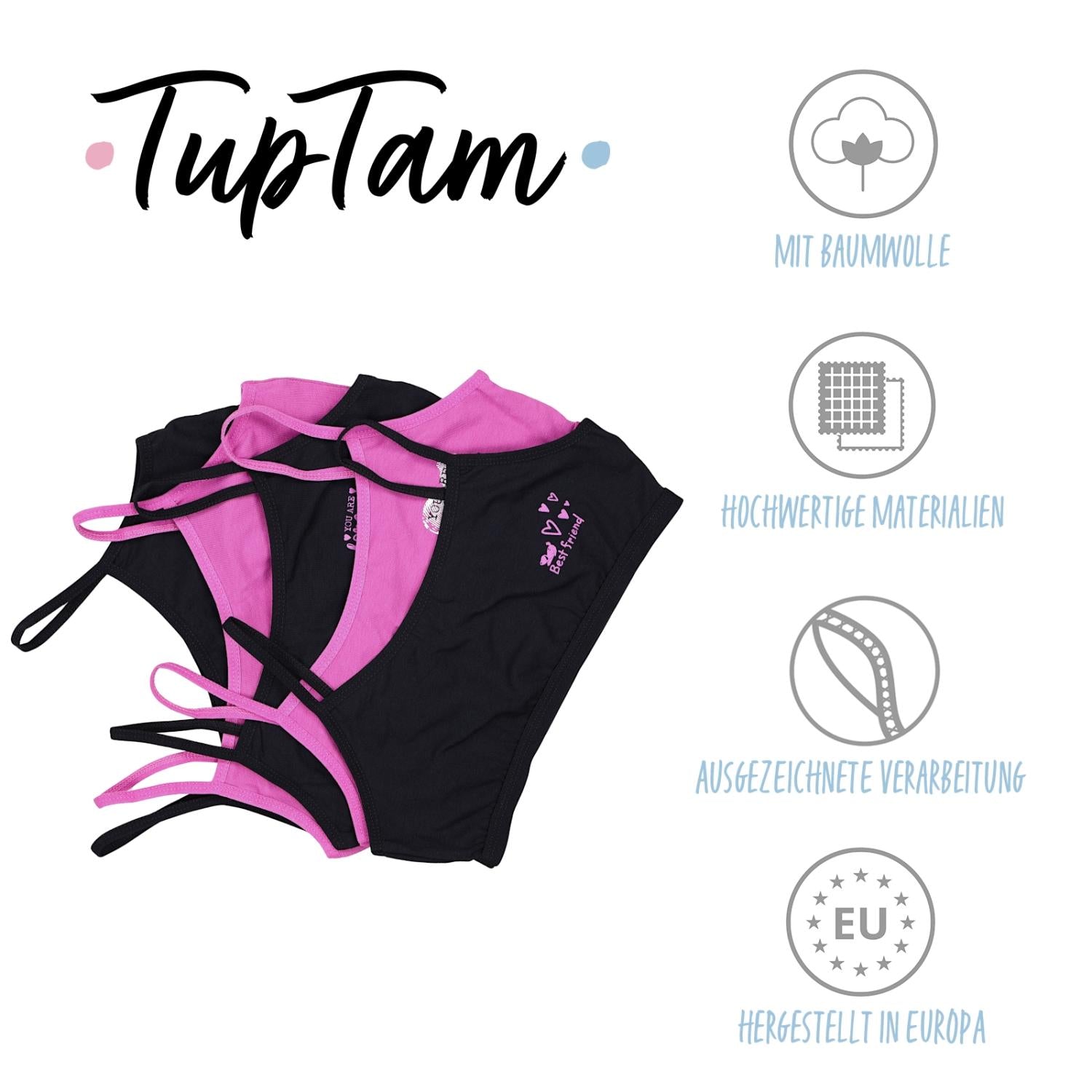 Mädchen Bustier - 5er Set