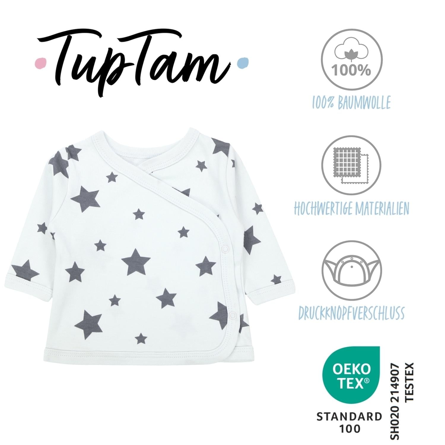 Langarm Wickelshirt - 5er Set