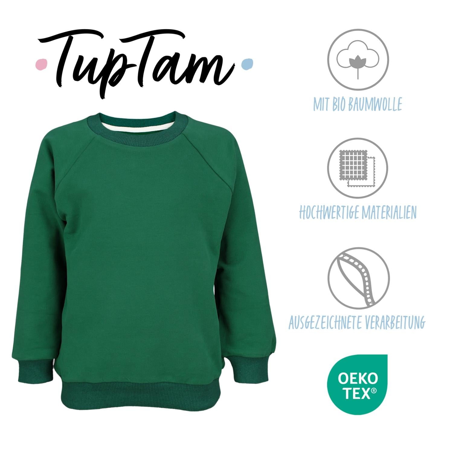 Sweatshirt Bio- Baumwolle