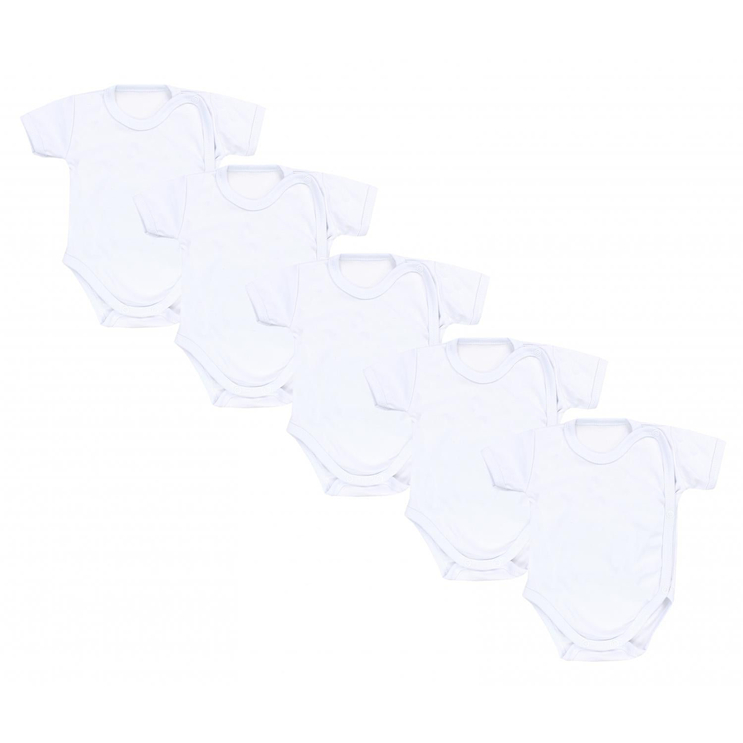 Baby Wickelbody Kurzarm - 5er Set