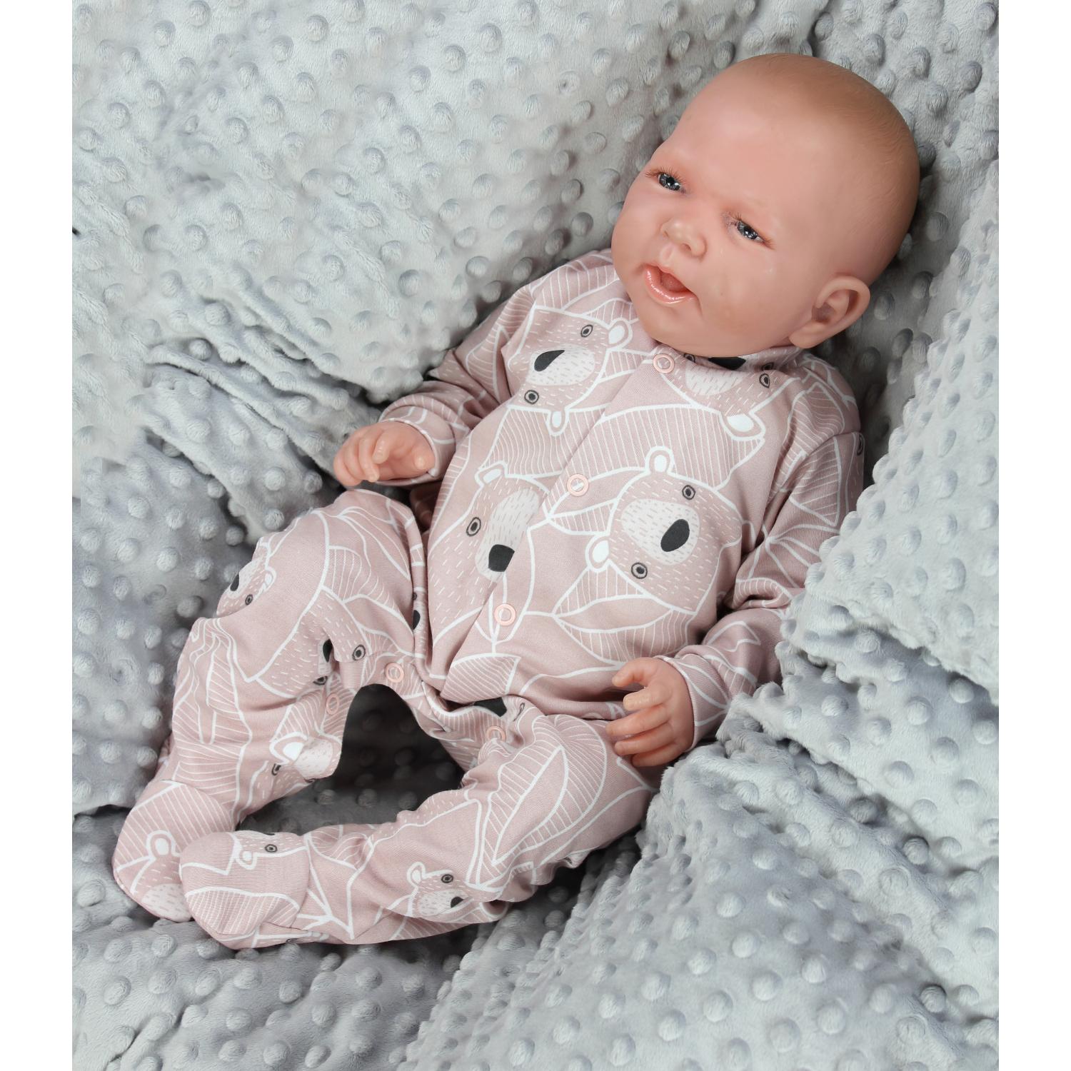 Schlafstrampler mit Fuß - 3er Set