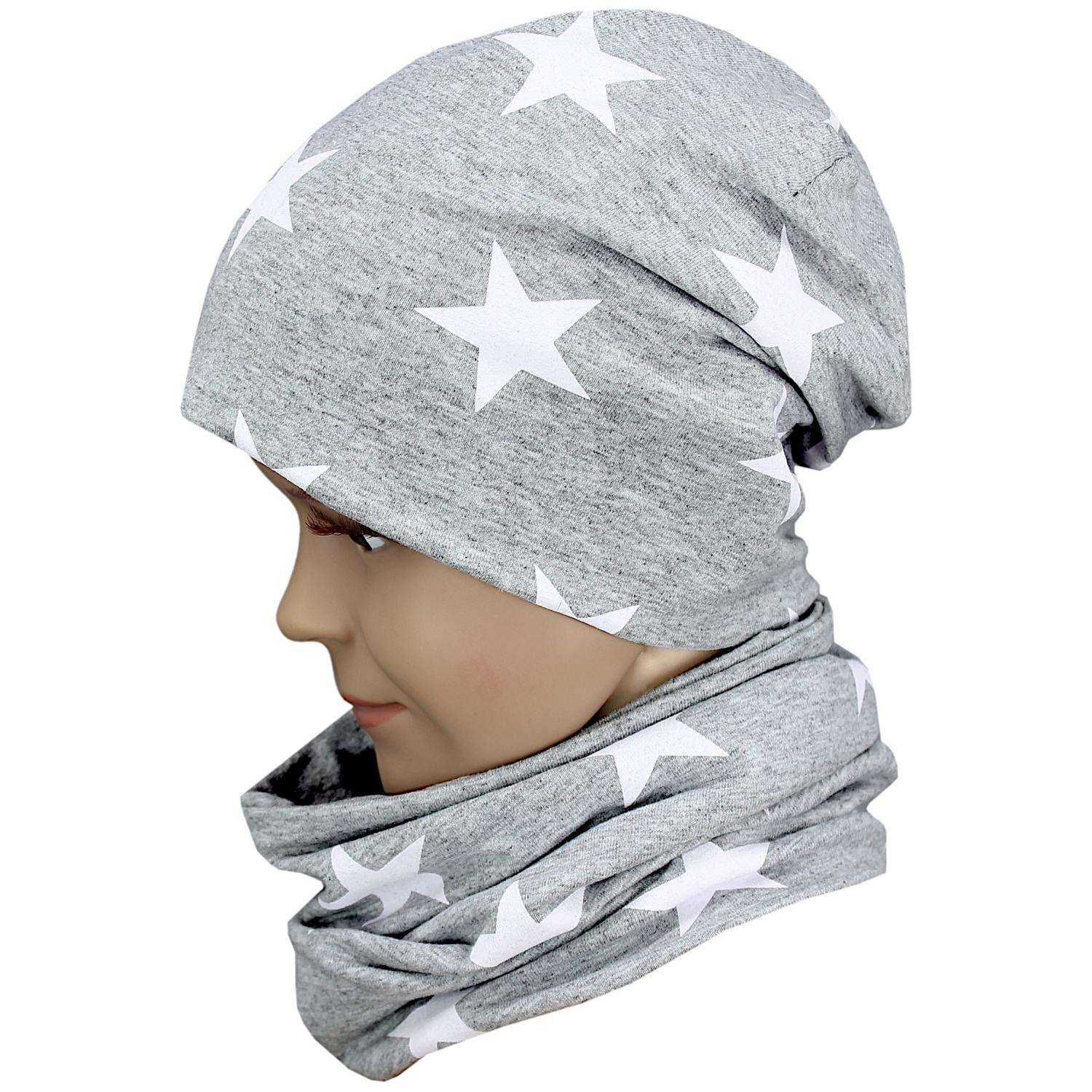 Madchen Beanie Mütze Schlauchschal Set
