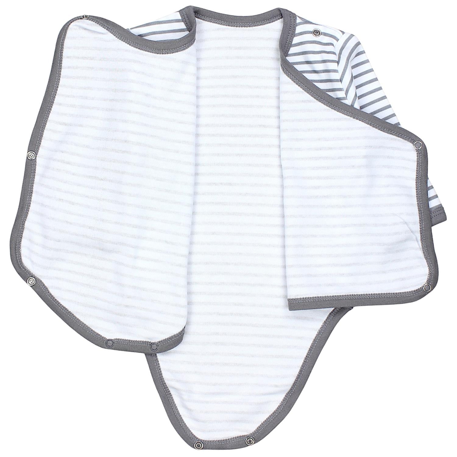 Baby Wickelbody Langarm - 5er Set