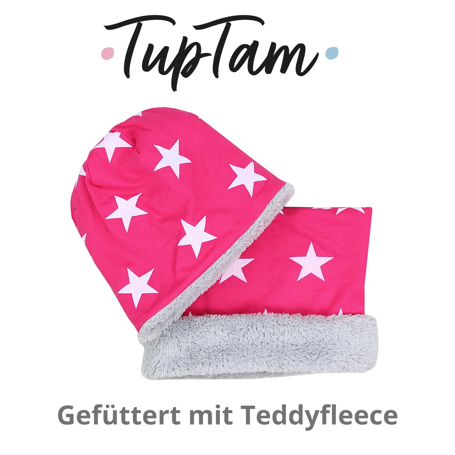 Madchen Beanie Mütze Schlauchschal Set