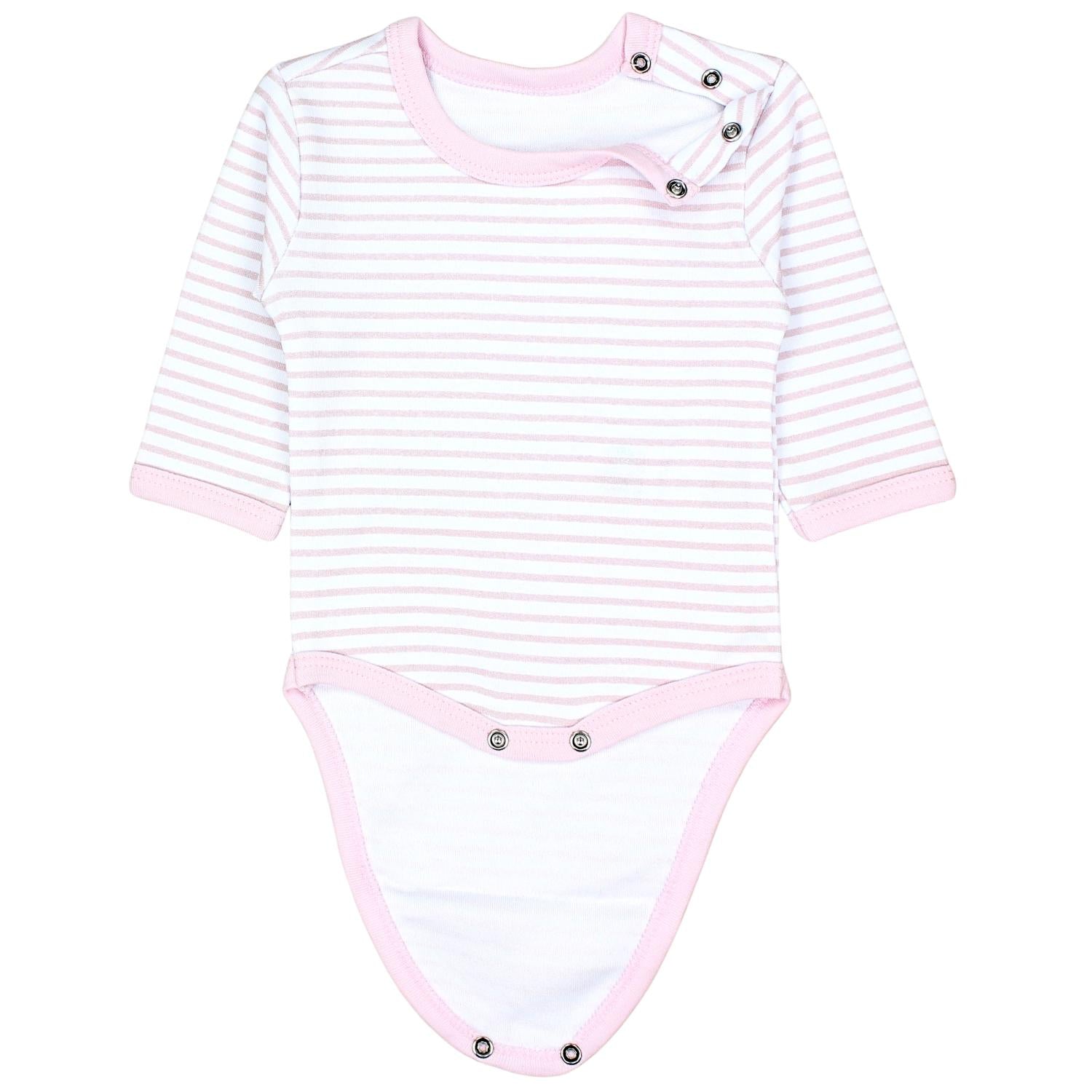 Langarm- Body mit Aufdruck - 5er Set