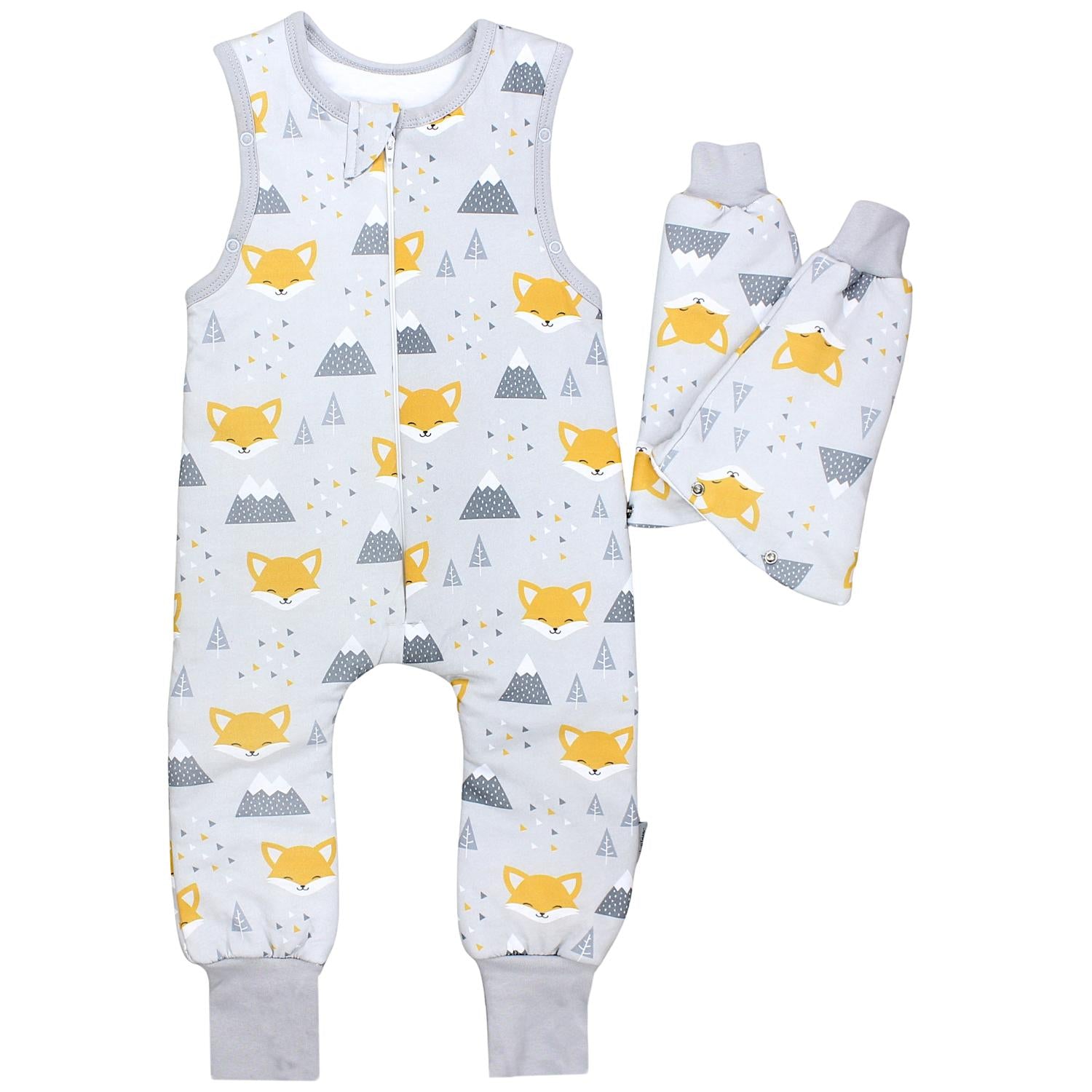 Winterschlafsack mit Beinen und Ärmeln