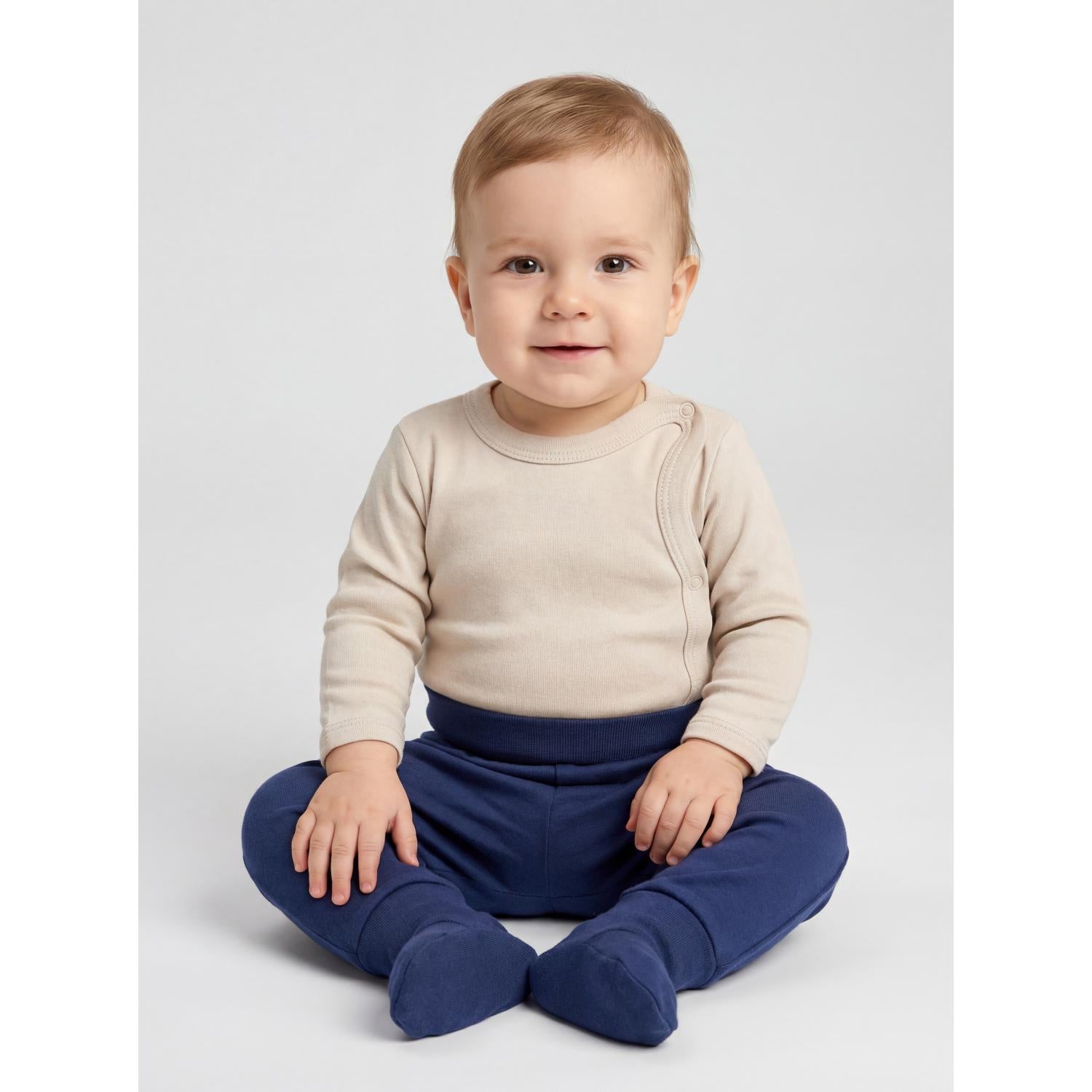 Langarm Wickelbody - 5er Set