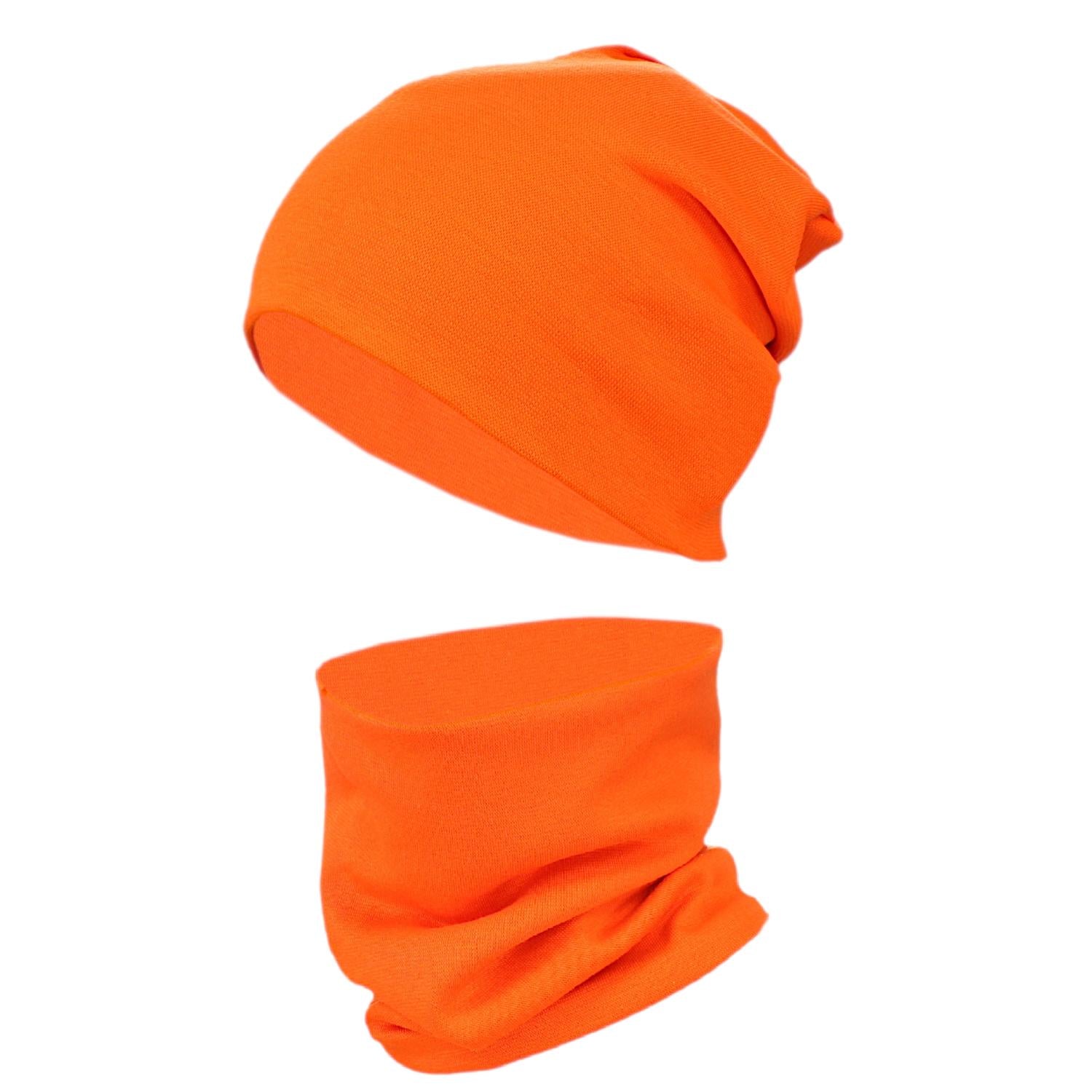 Kinder Beanie Mütze Schlauchschal Set