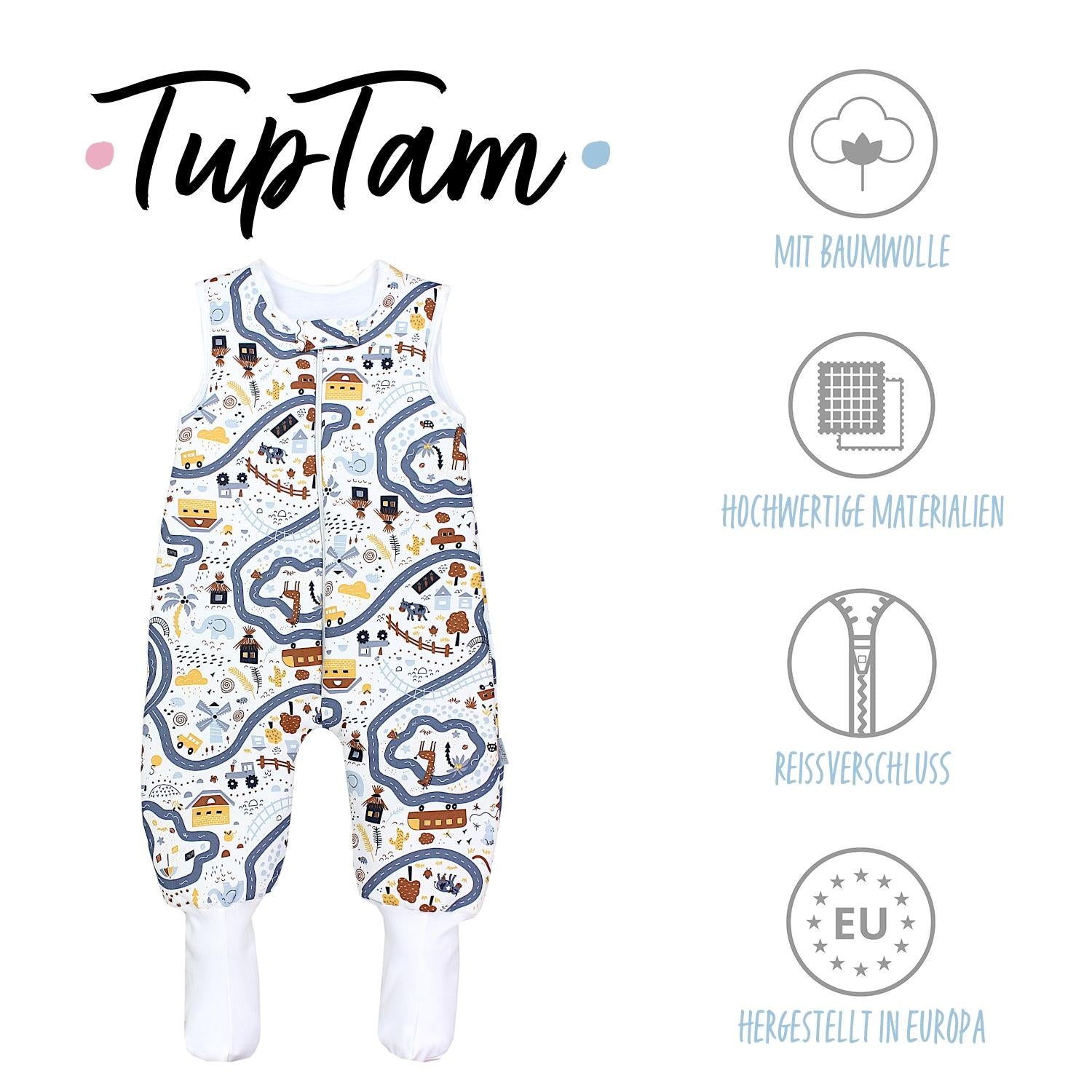 Schlafsack mit Füßen 2.5 TOG